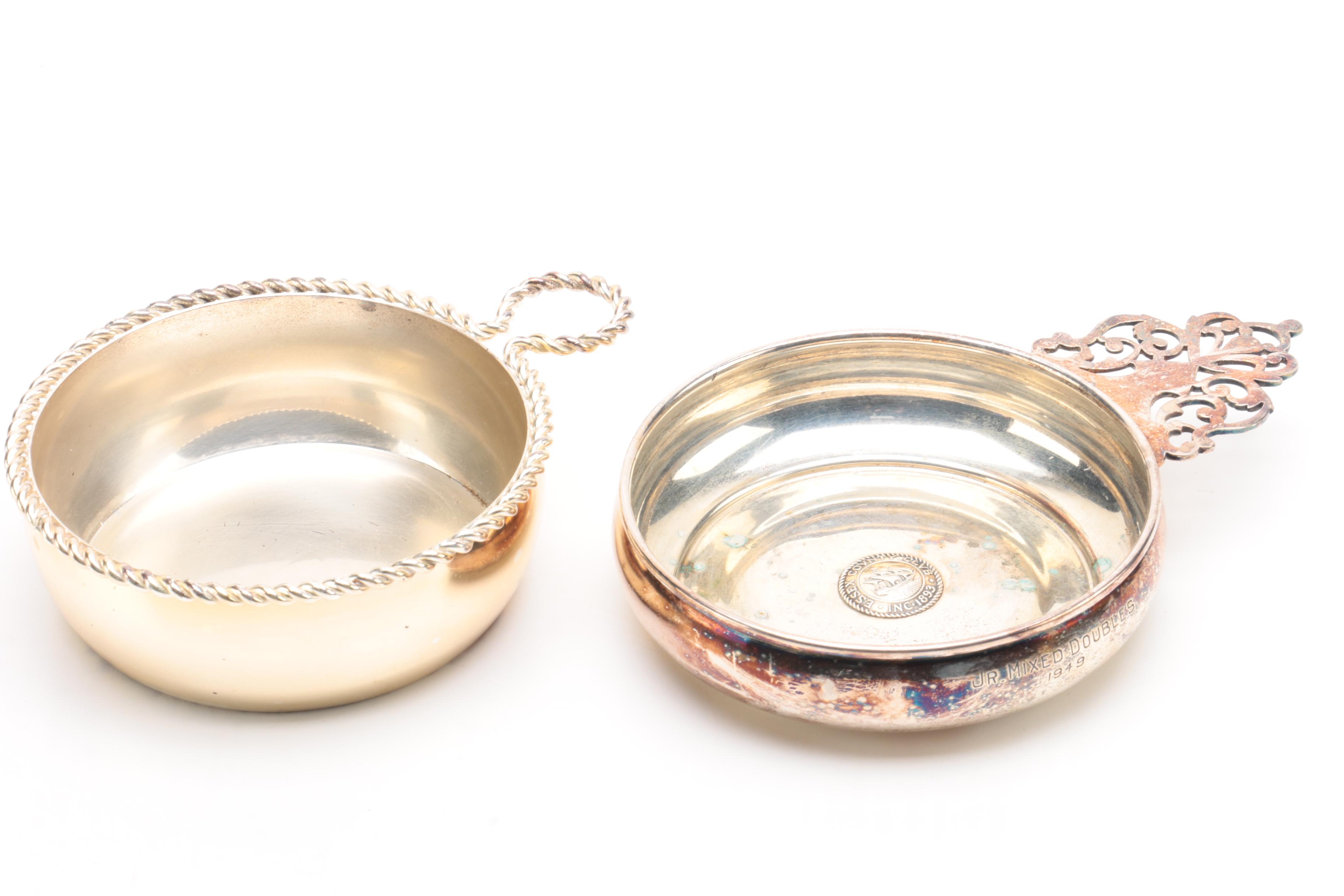 International Silver Co. "Castleton" Silver Plate Tray with Other Serveware