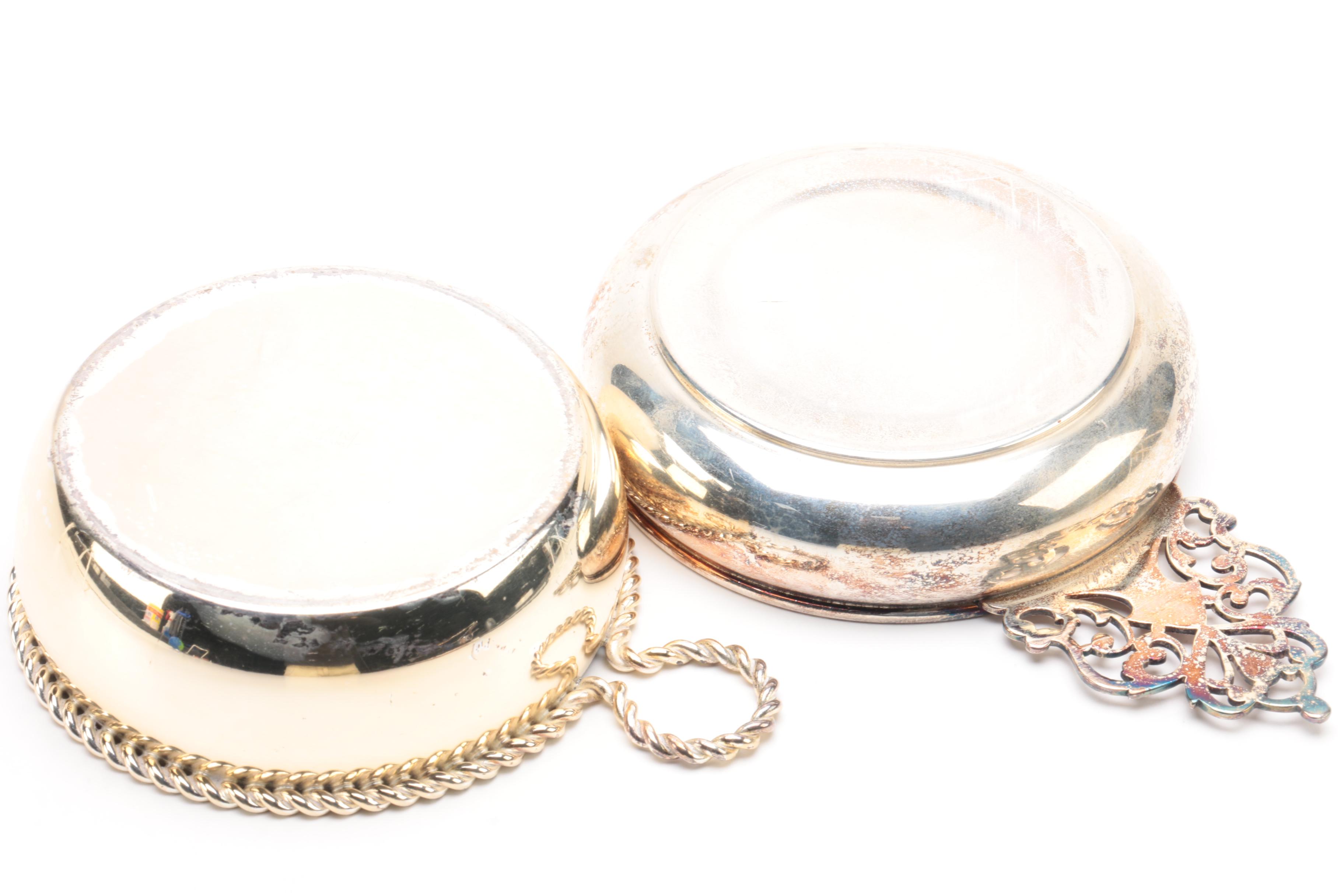 International Silver Co. "Castleton" Silver Plate Tray with Other Serveware