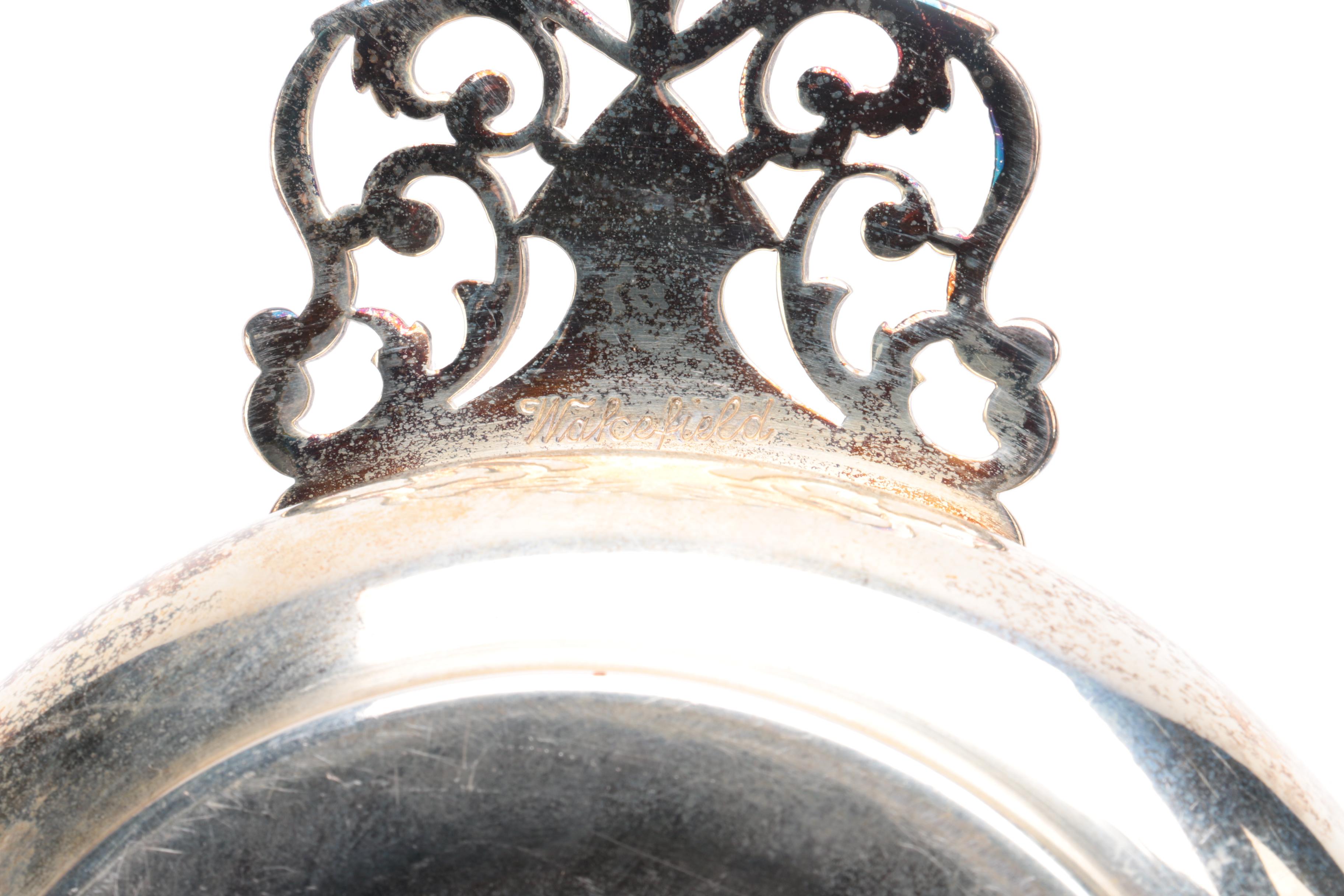 International Silver Co. "Castleton" Silver Plate Tray with Other Serveware