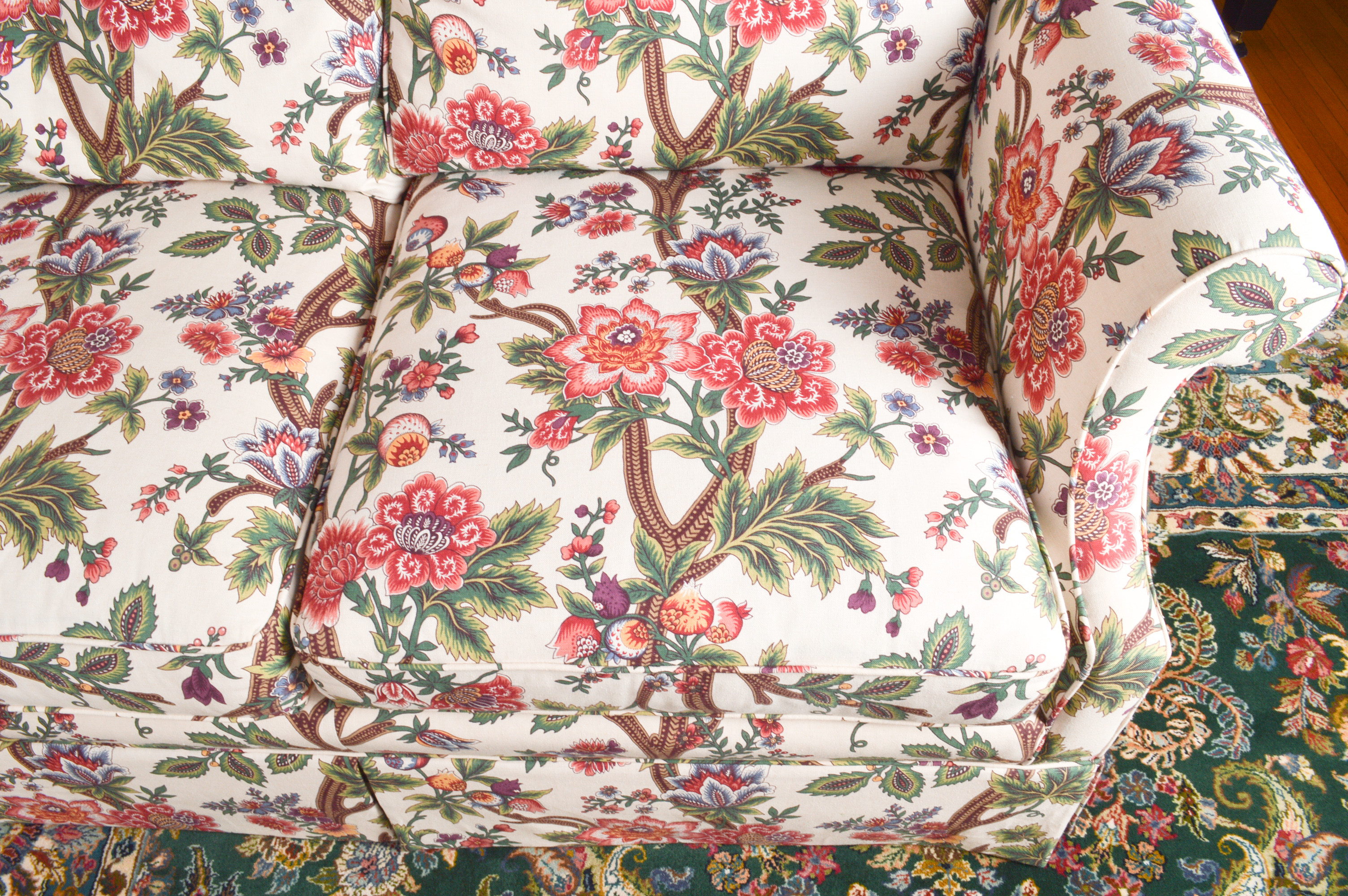 Century Furniture Floral Chintz Love Seat