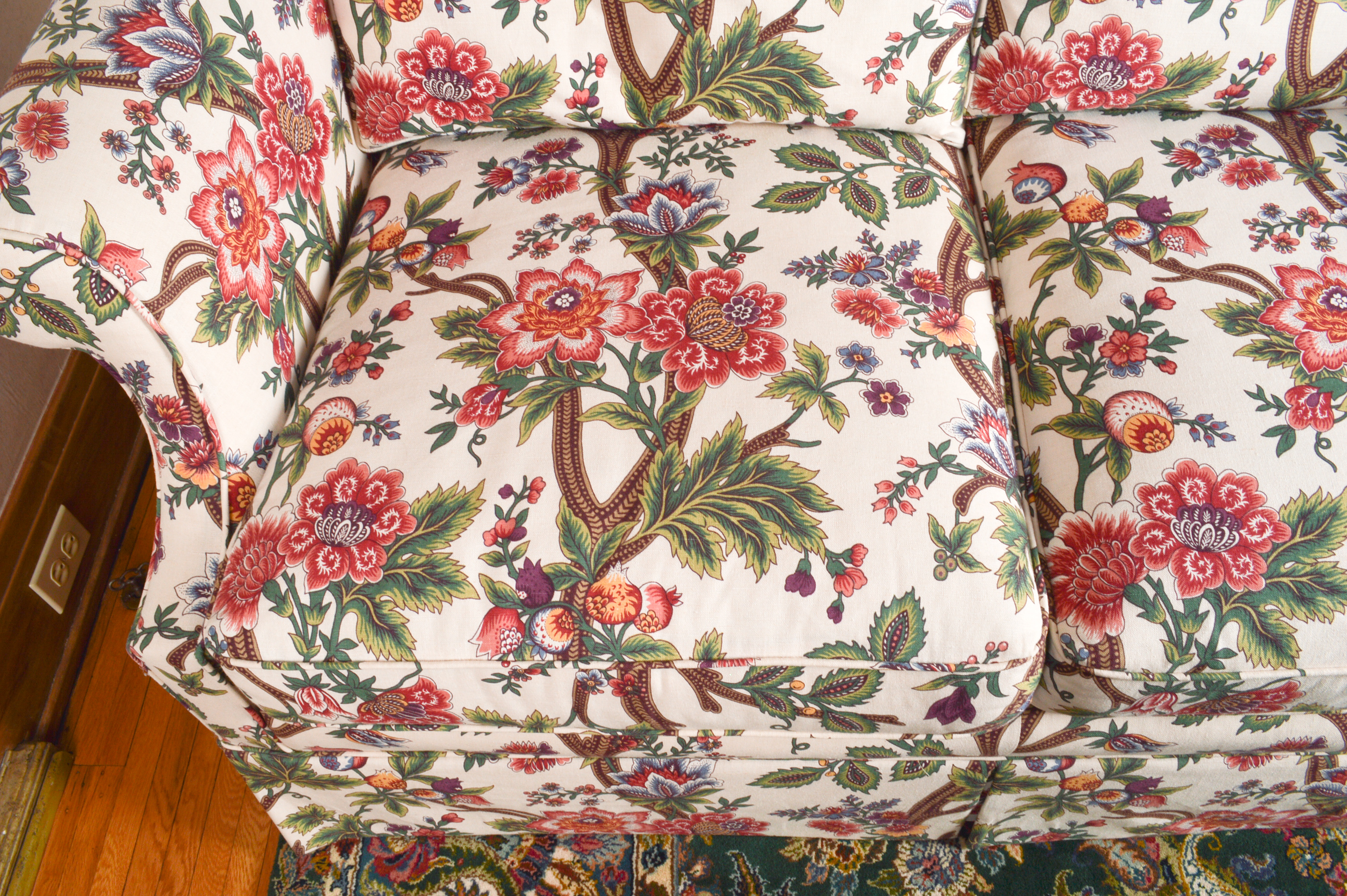 Century Furniture Floral Chintz Love Seat