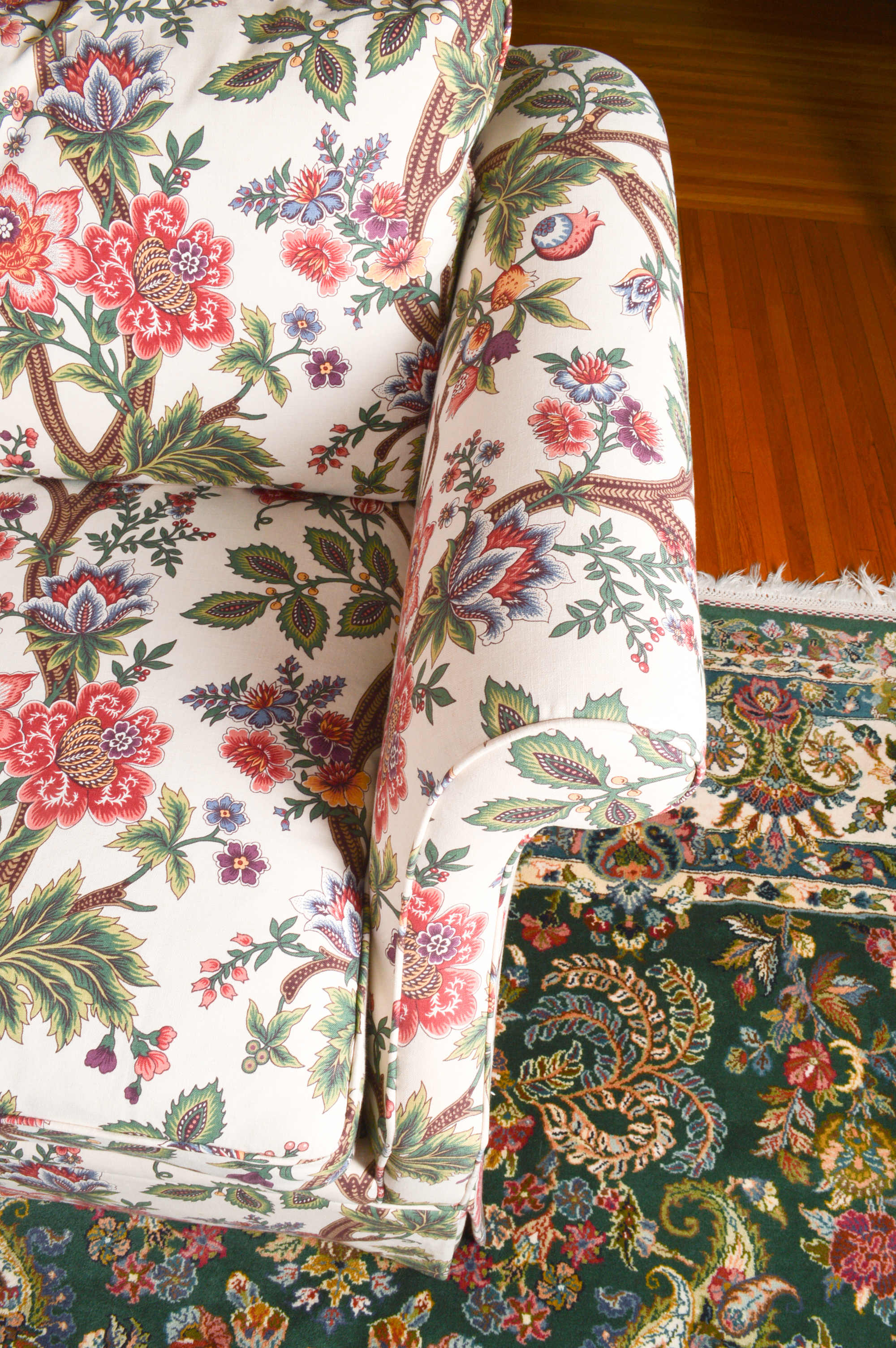 Century Furniture Floral Chintz Love Seat
