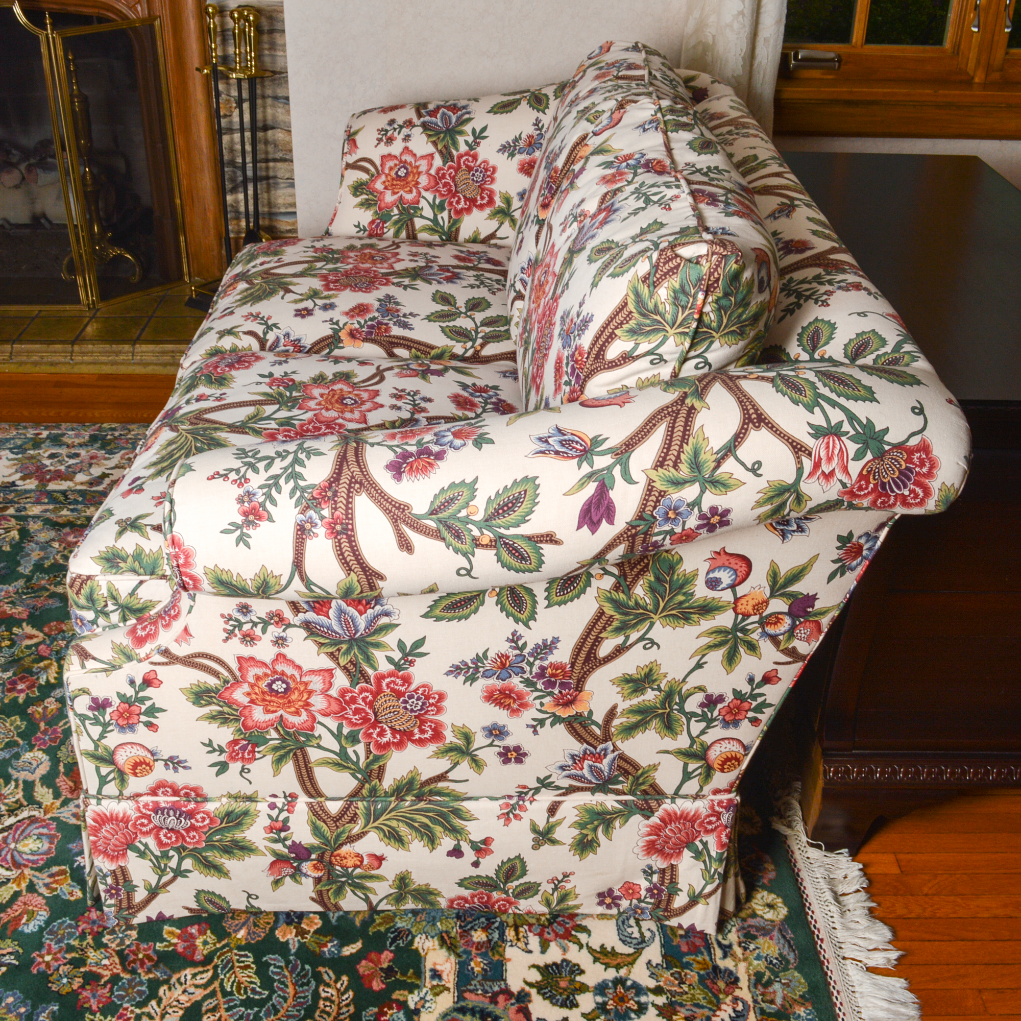 Century Furniture Floral Chintz Love Seat