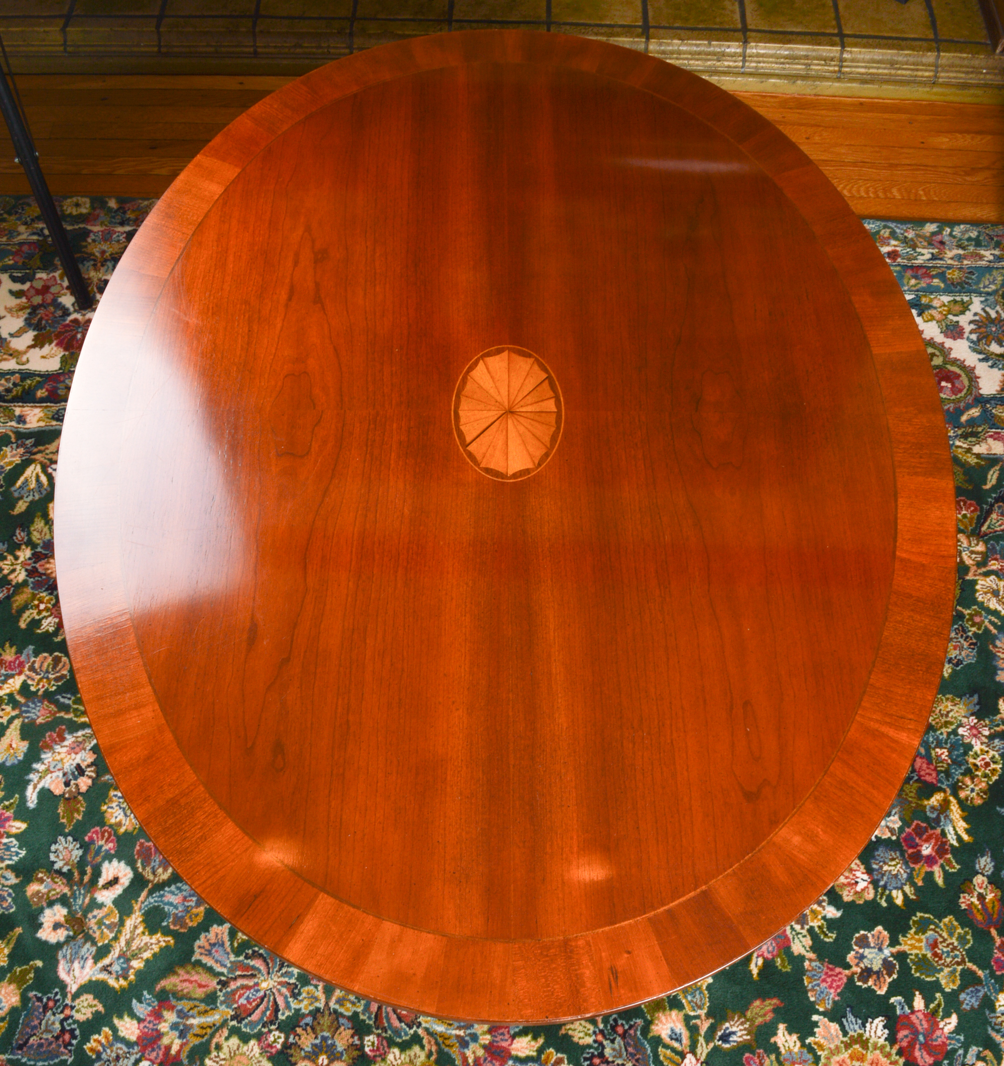 Hekman Furniture "Copley Place" Oval Coffee Table