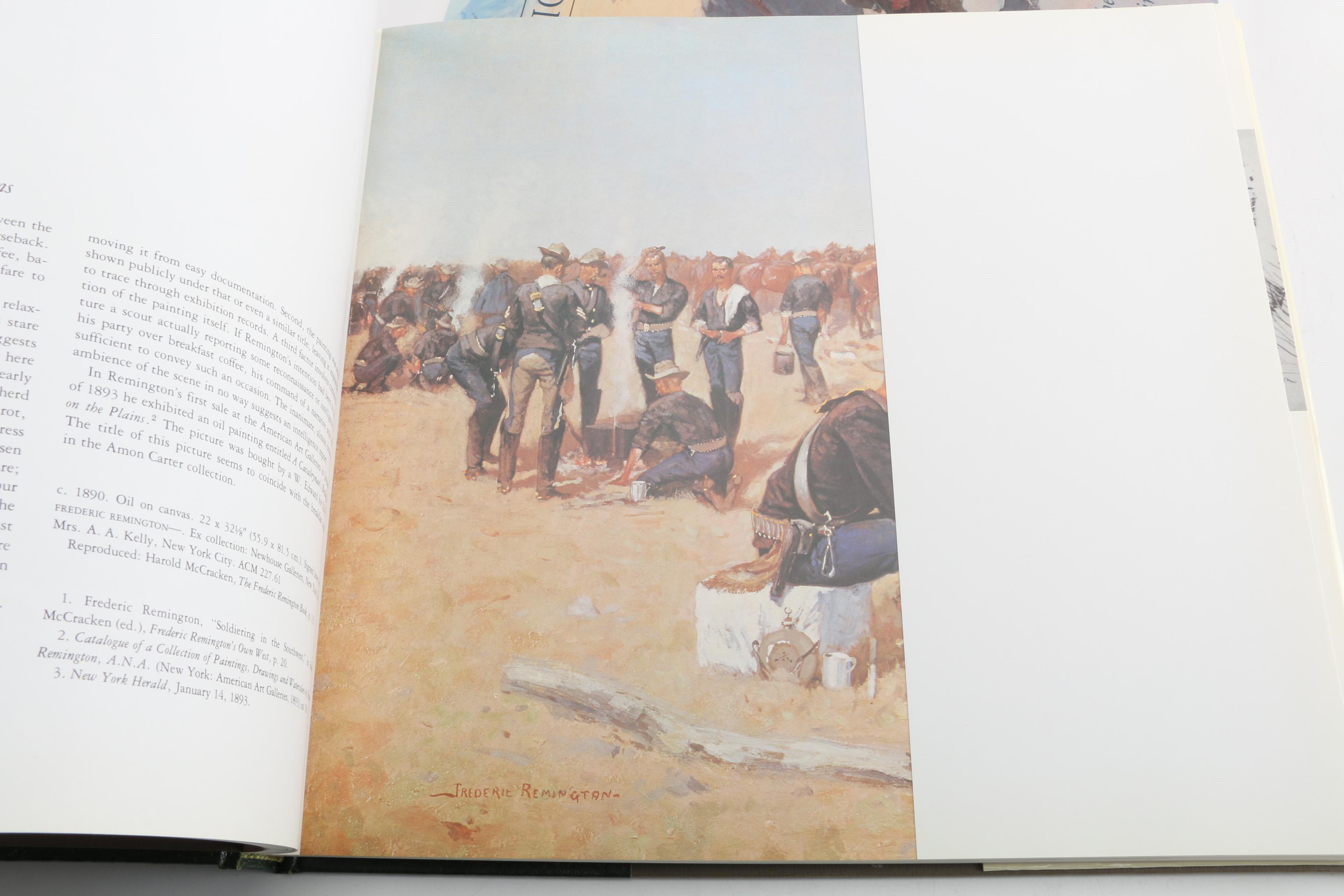 Frederic Remington Art Books Including "Frederic Remington's Own West"