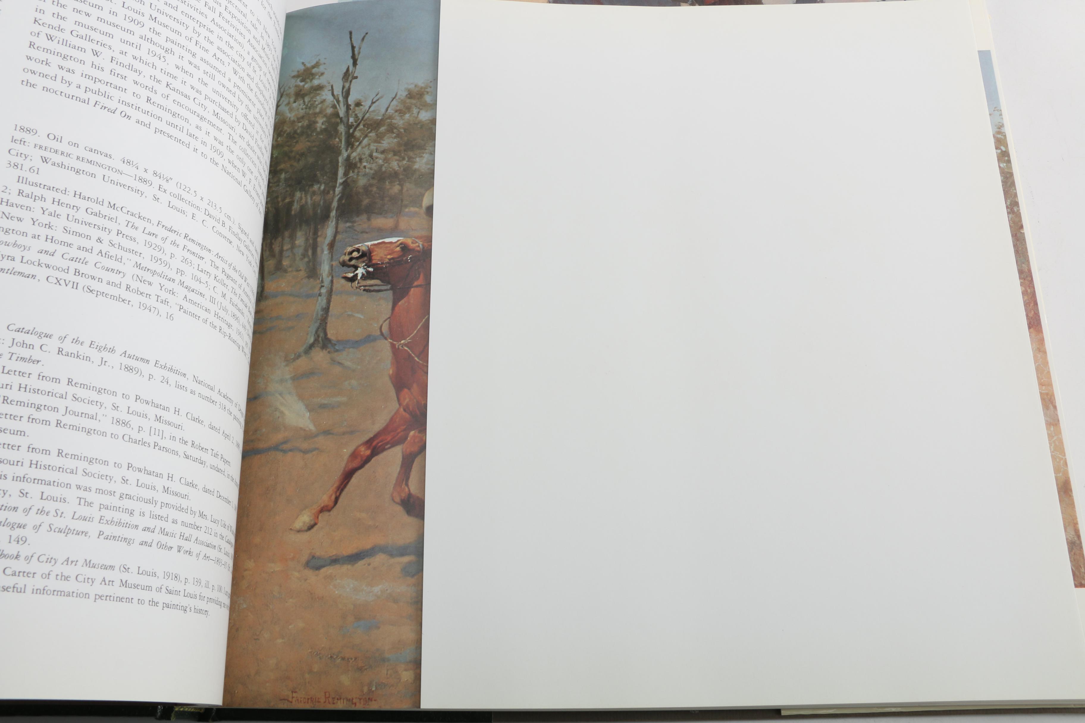 Frederic Remington Art Books Including "Frederic Remington's Own West"