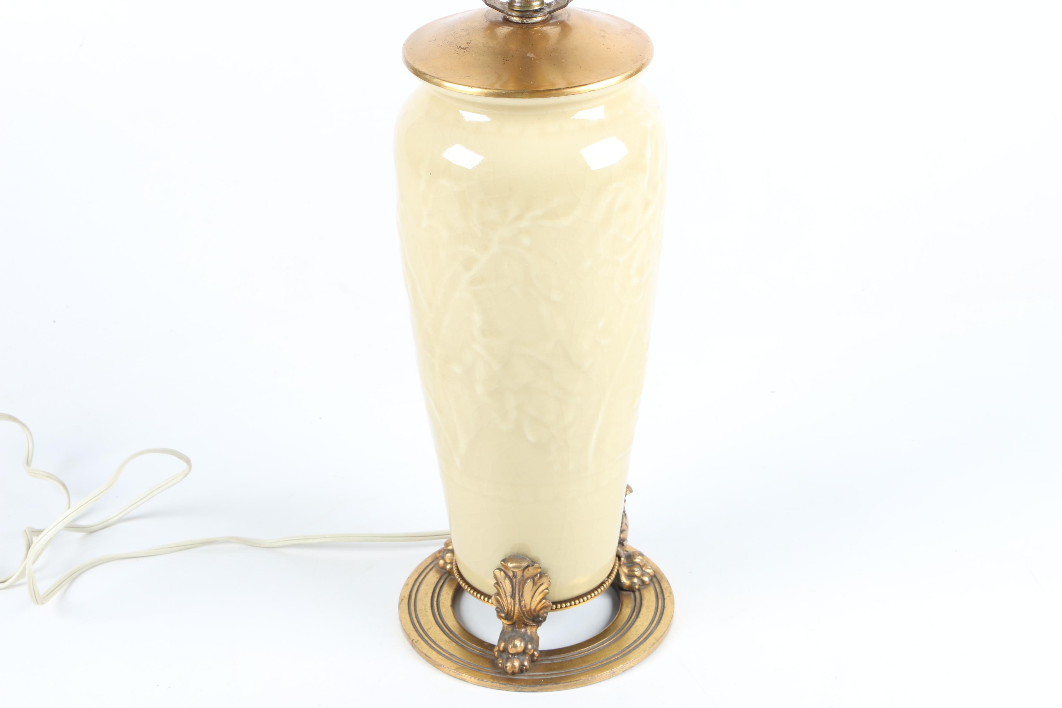 Vintage Rookwood Pottery Table Lamp