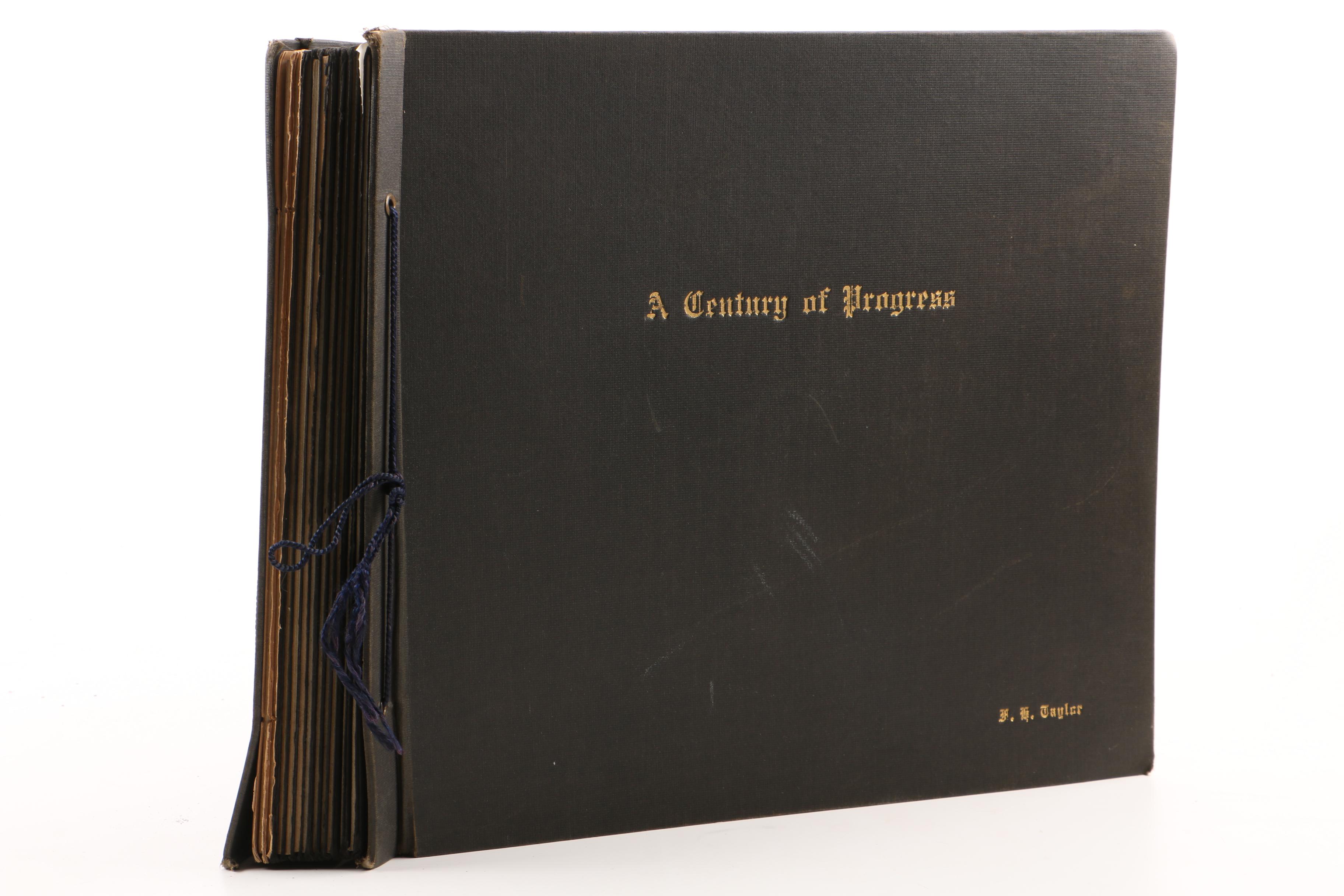 1933  Newsletters, Scrapbook of Chicago's "Century of Progress" Exposition