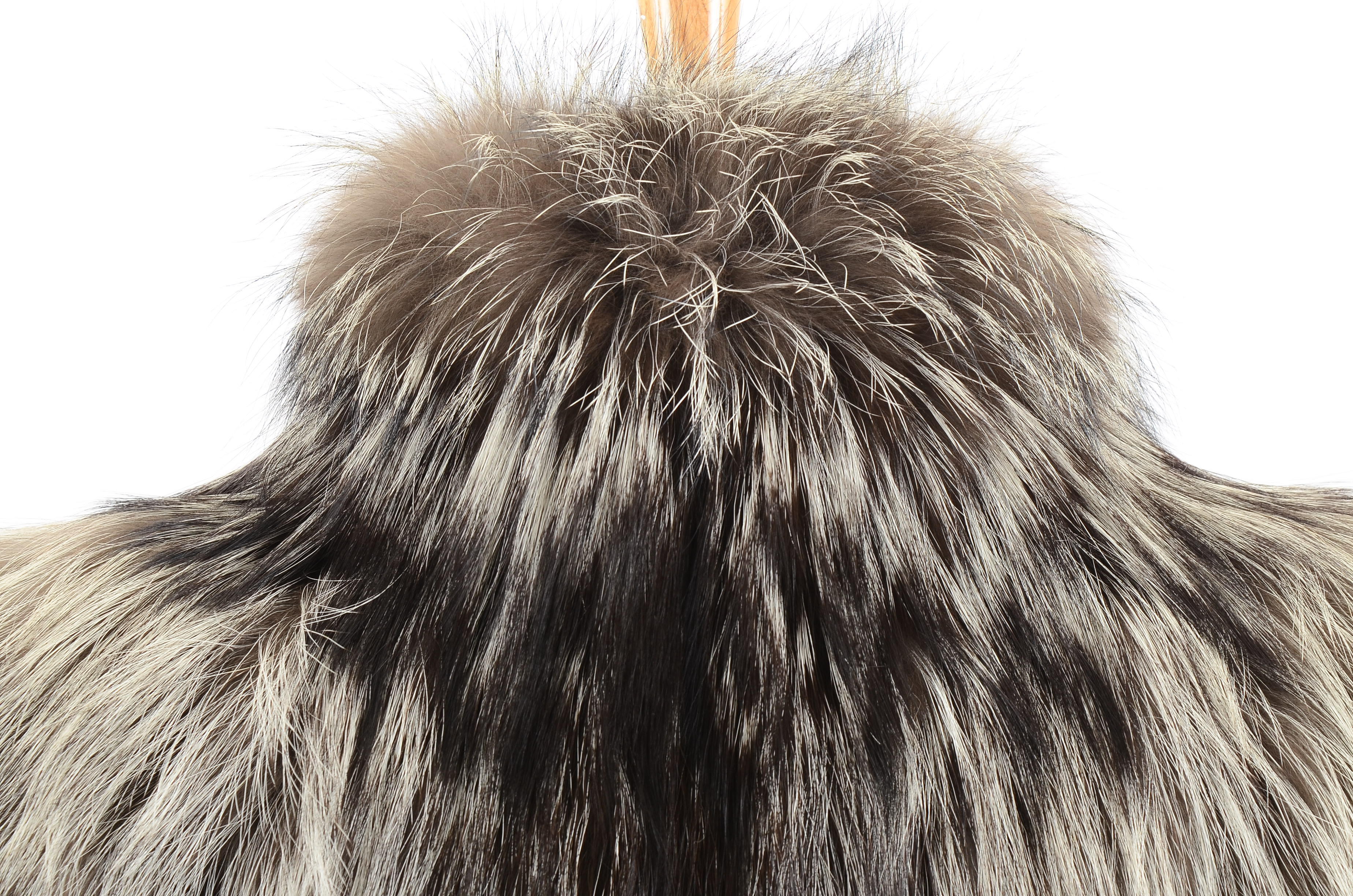 Saga Silver Fox Fur Jacket