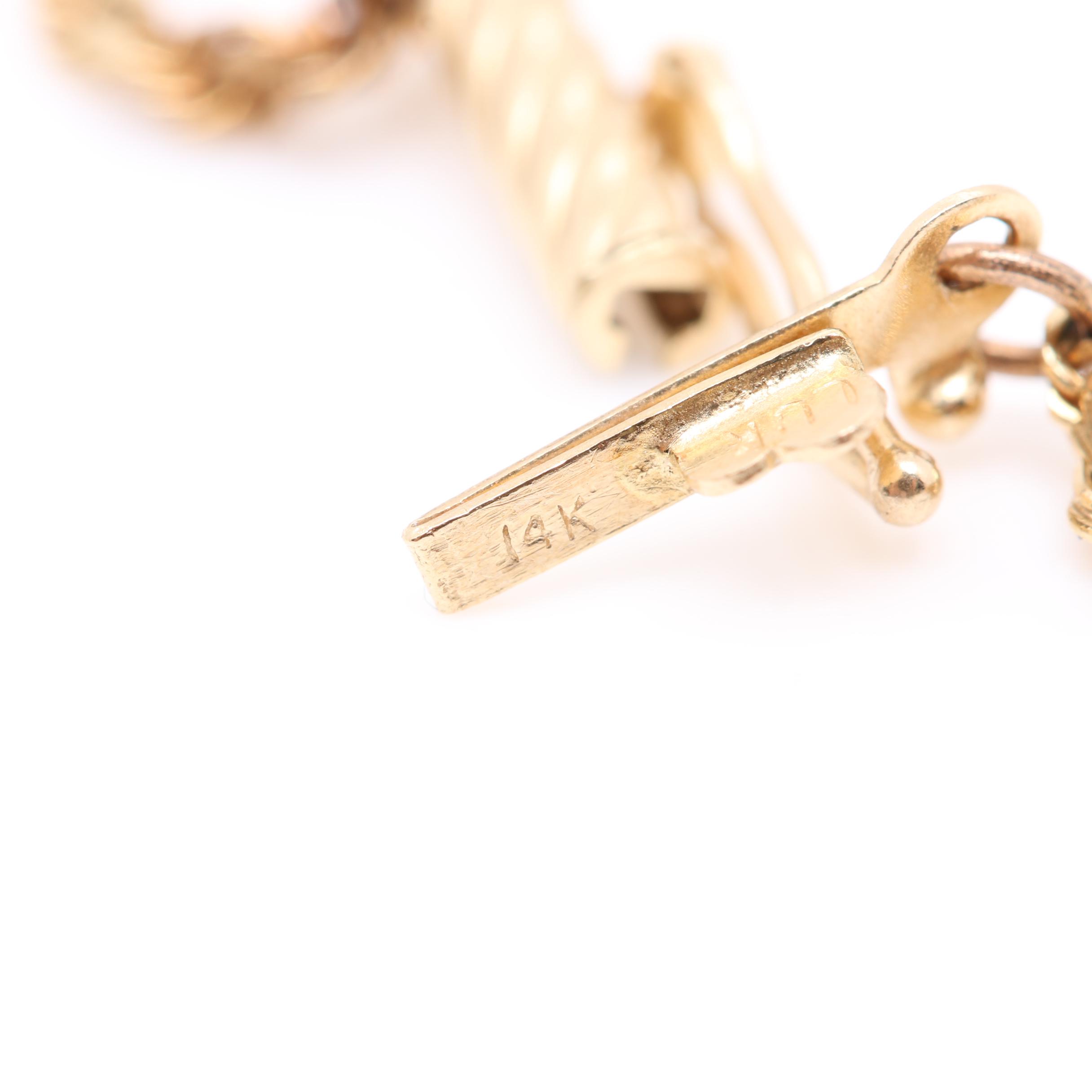 14K Yellow Gold Necklace and Pendant with 1989 $5 American Eagle Gold Coin