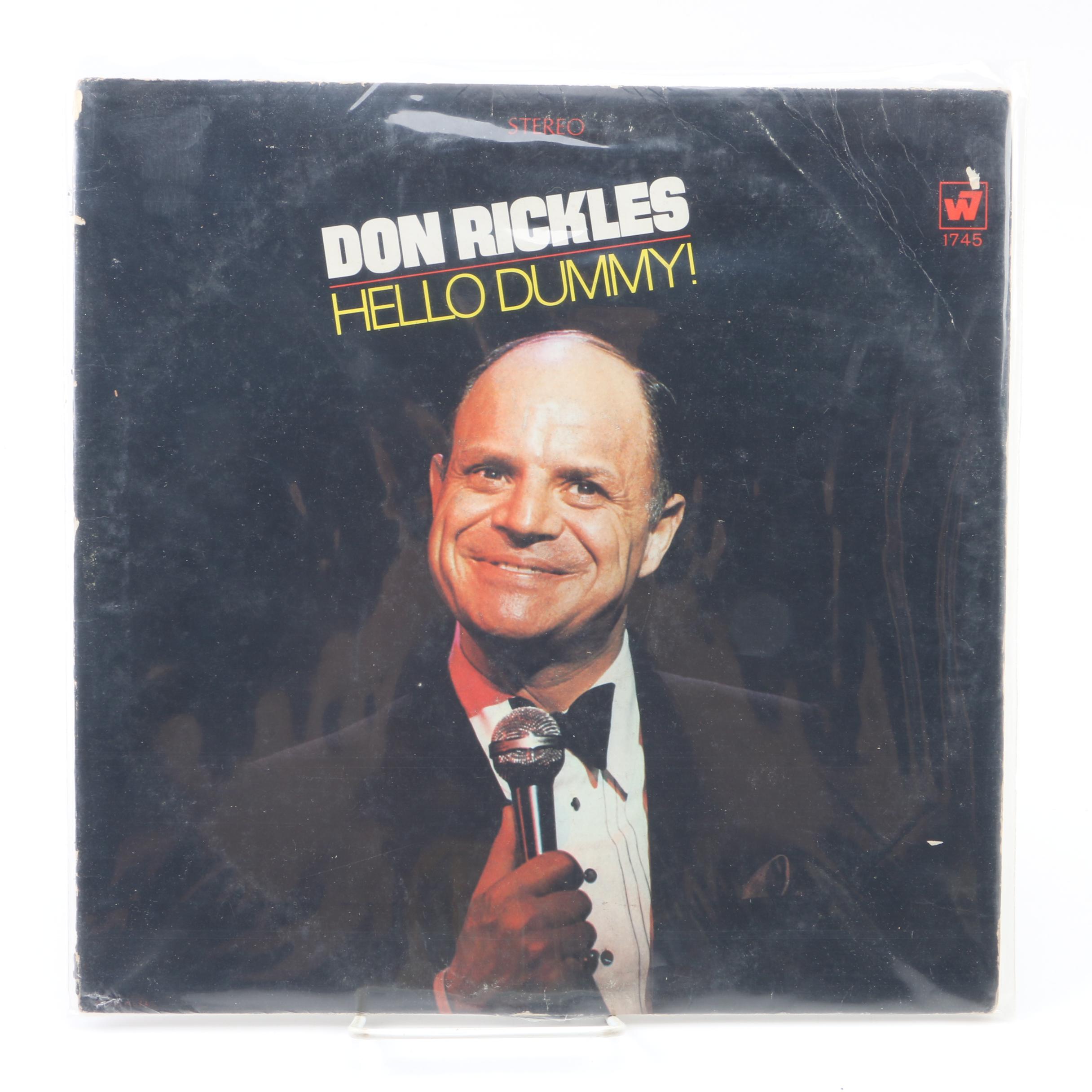 Comedy Records Including Don Rickles and Groucho Marx