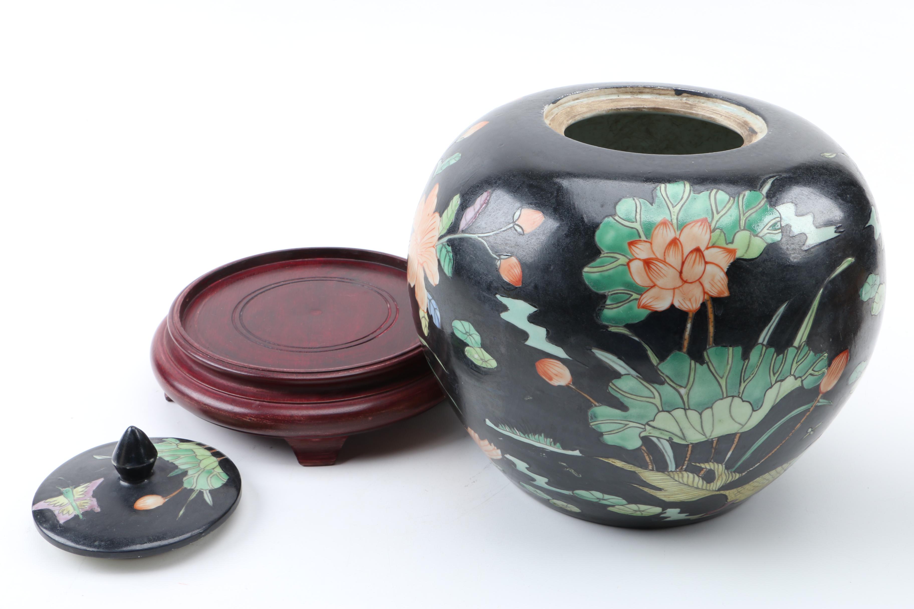 Victorian G & S Ltd. Albany & Harvey Potteries Burslem Planter Pot and Others