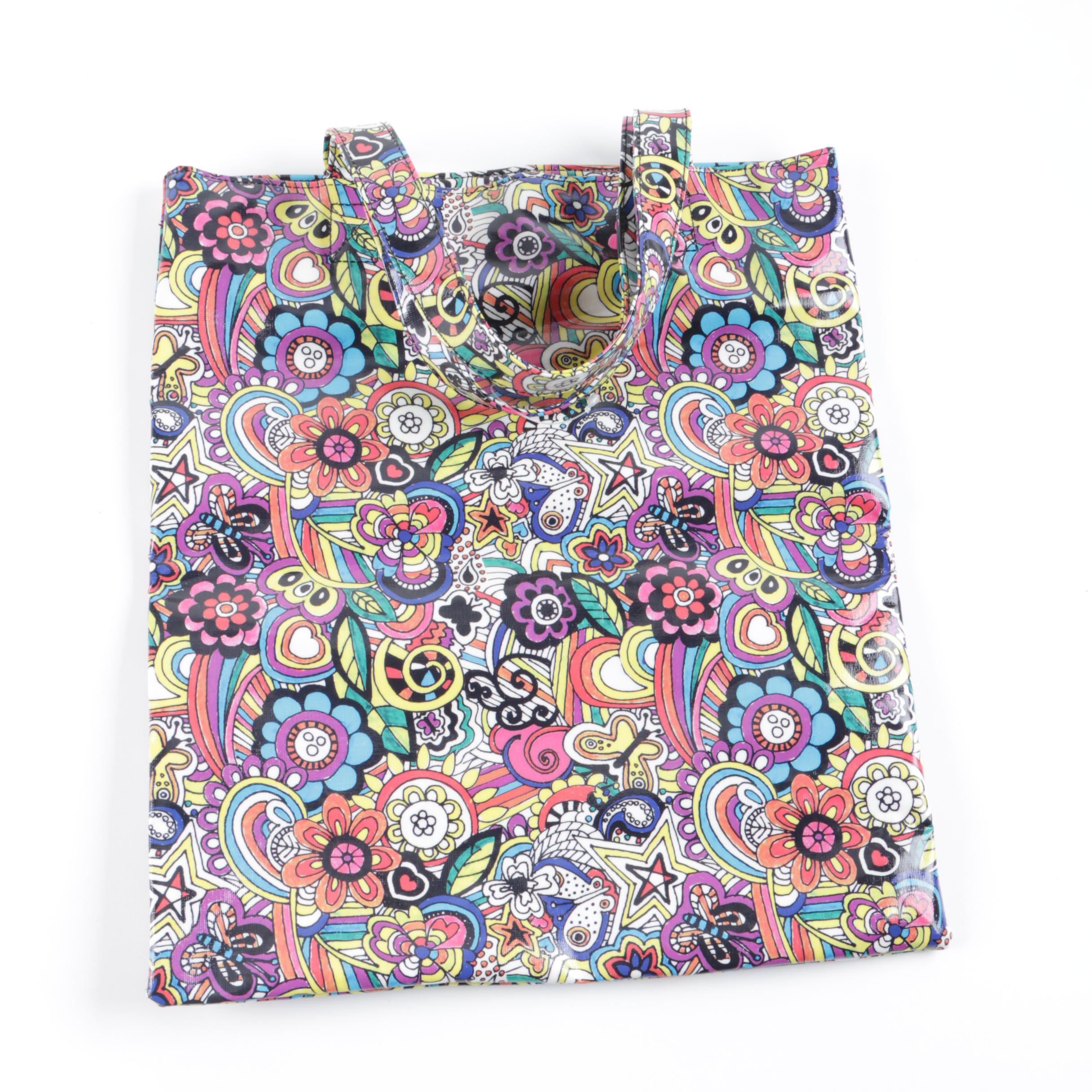 Vera Bradley “Pink Cupcakes” Backpack Purse and Paperchase Tote Bag