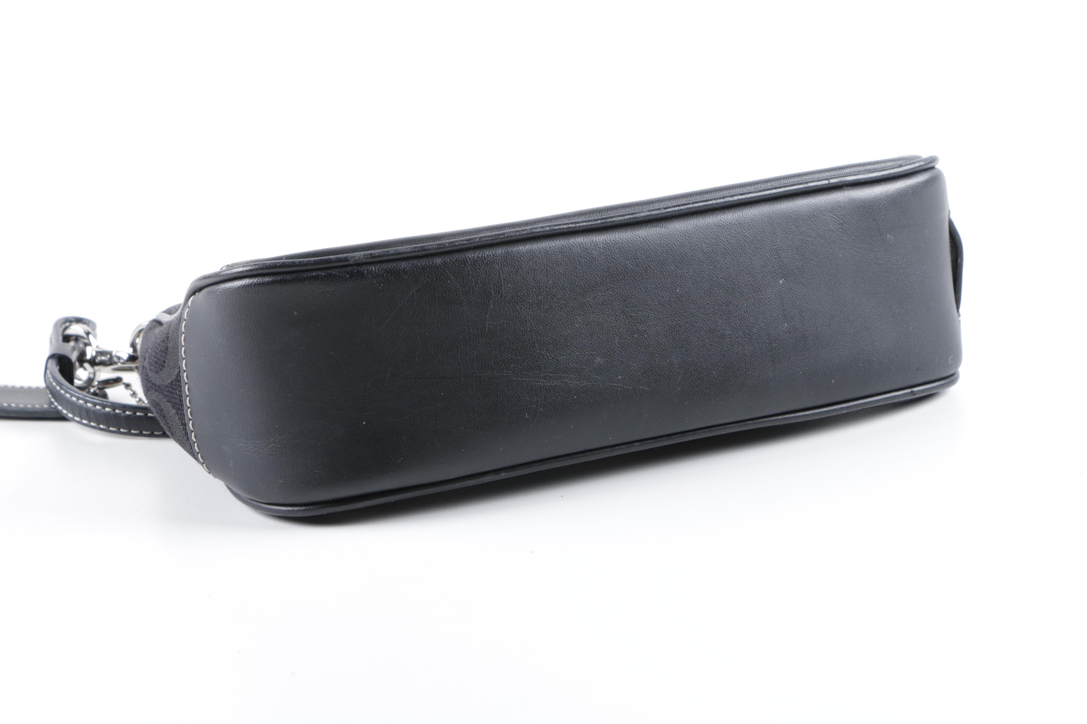 Coach Signature Demi Pouch Baguette Handbag