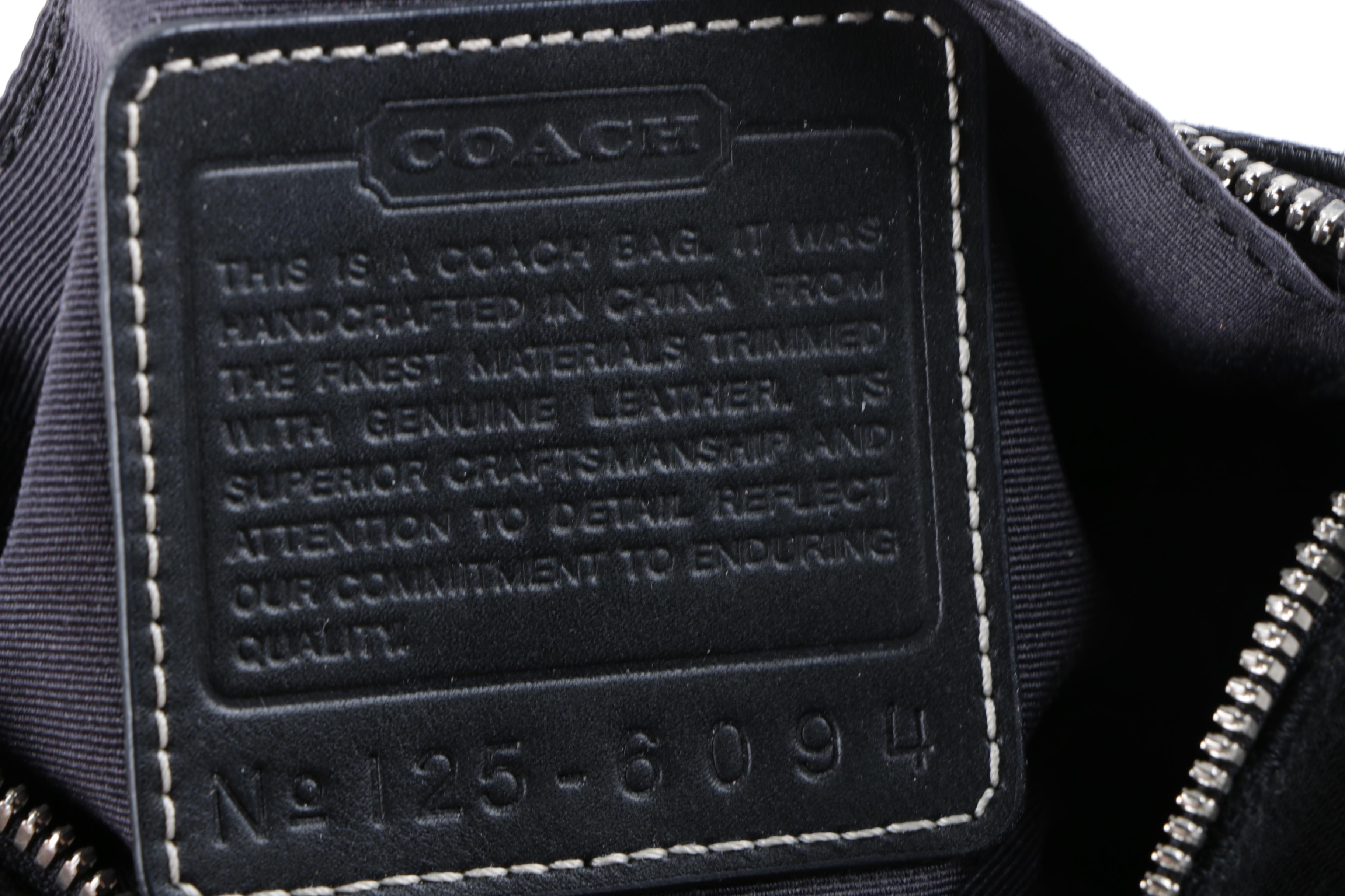 Coach Signature Demi Pouch Baguette Handbag