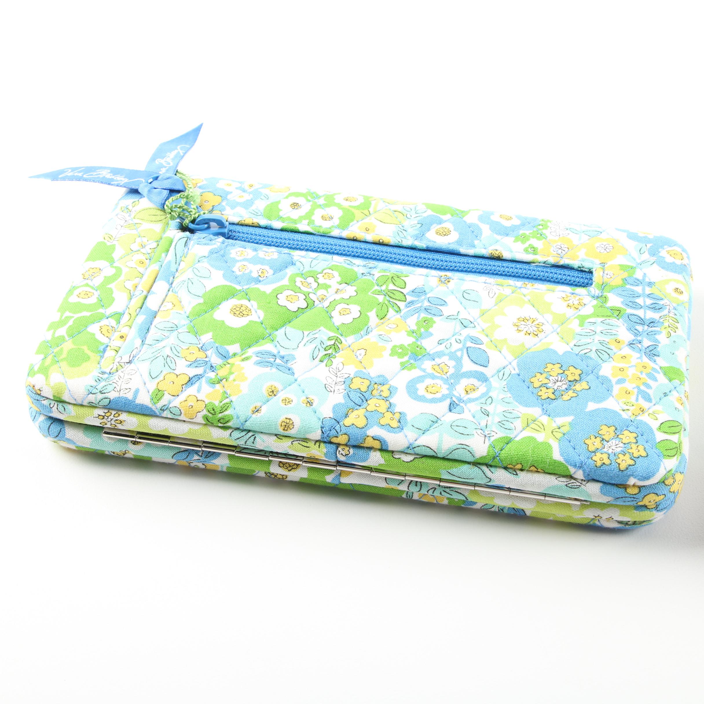 Vera Bradley "English Meadow" Wallet and "Rosy Posy" Change Purse