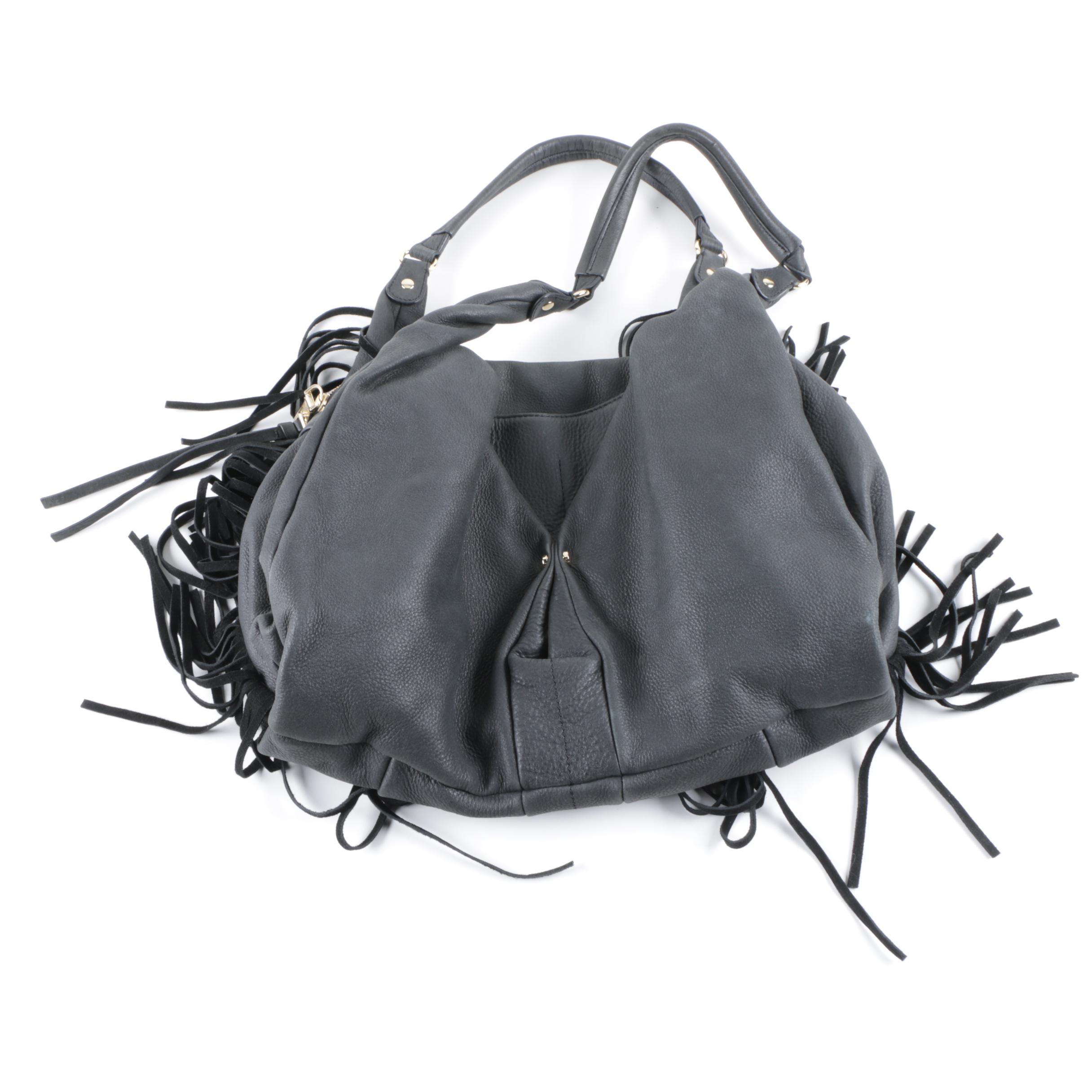 Black Leather Handbags by Aimee Kestenberg and Lionel
