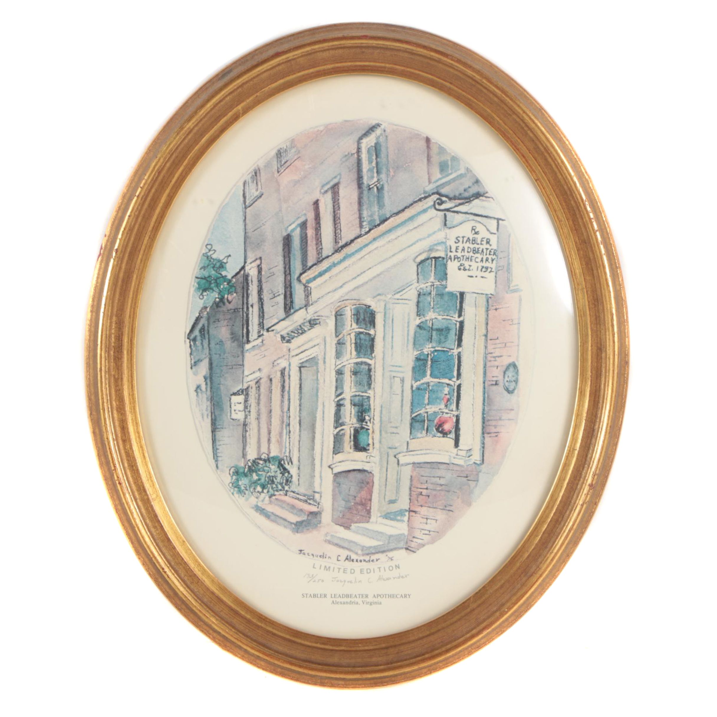 Jacquelin C. Alexander Limited Edition Offset Lithographic Print