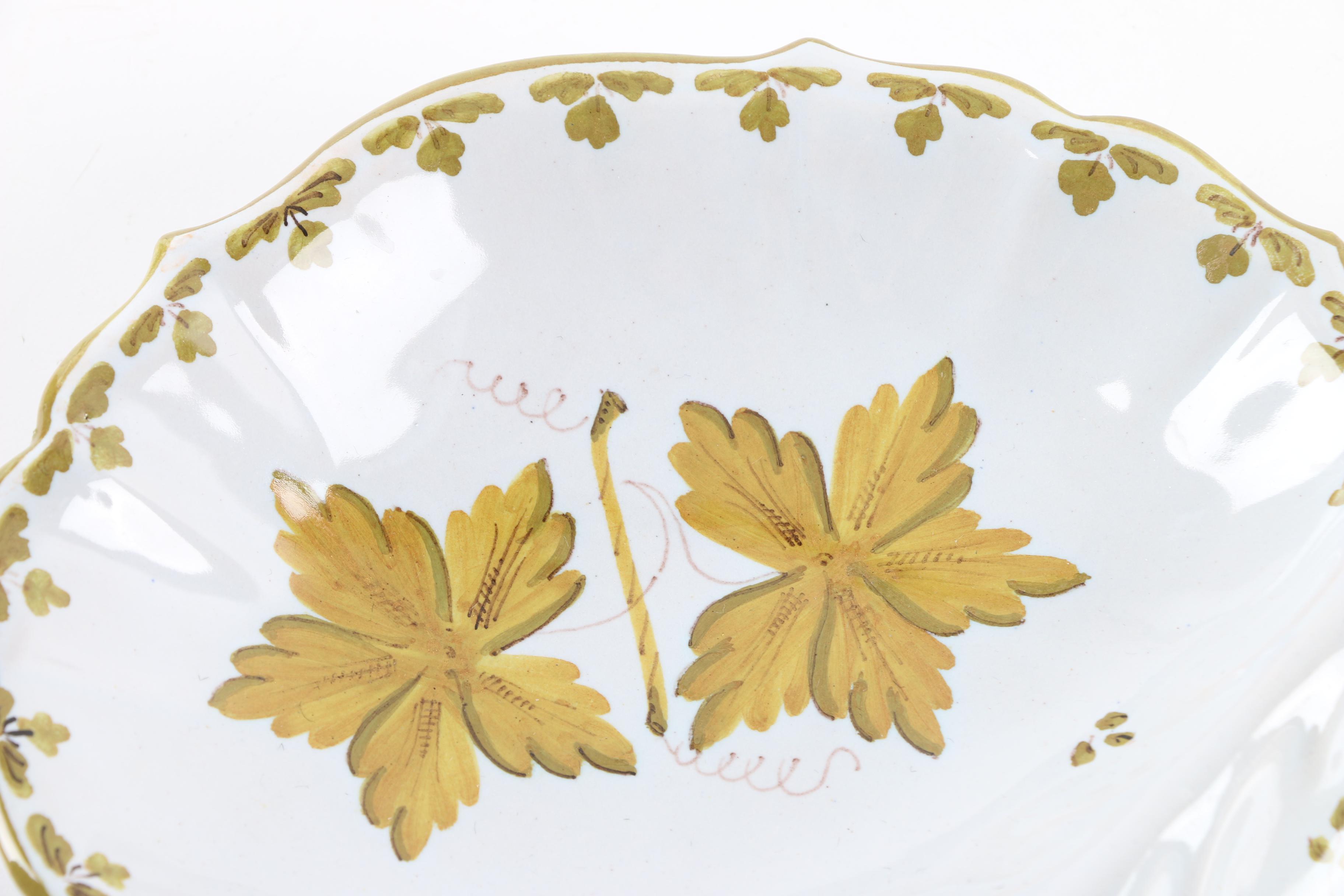 Vintage Hand Painted Maiolica Italian Tableware