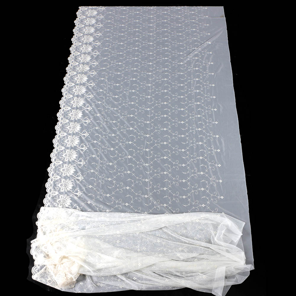German Lace Fabric for Curtains