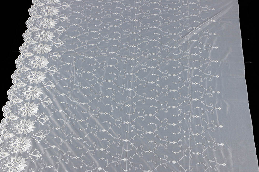 German Lace Fabric for Curtains