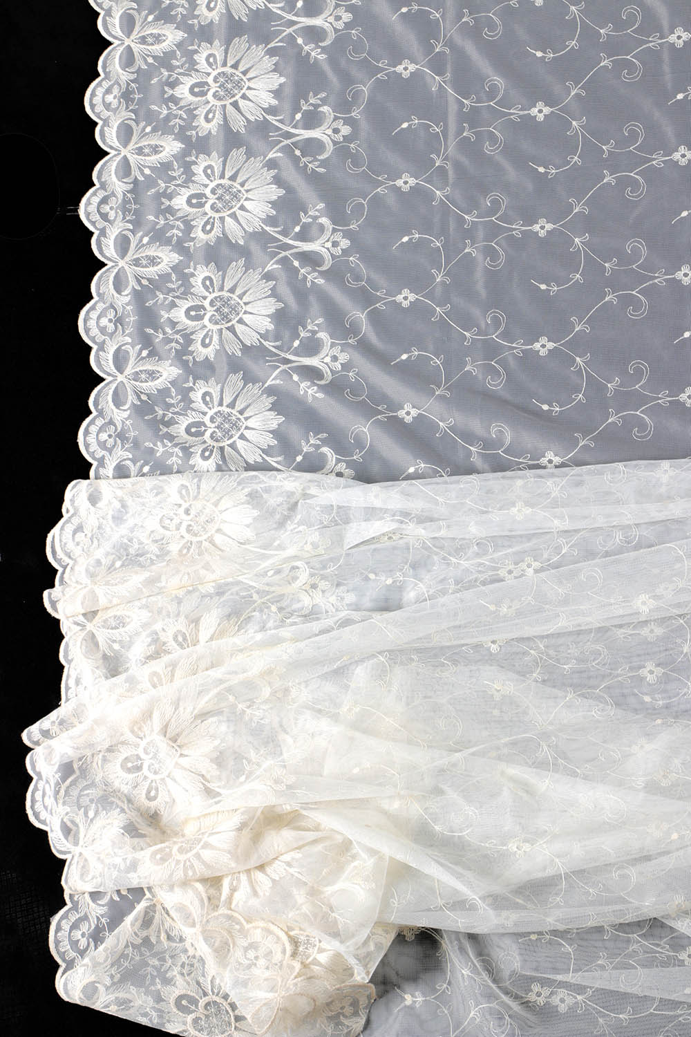 German Lace Fabric for Curtains