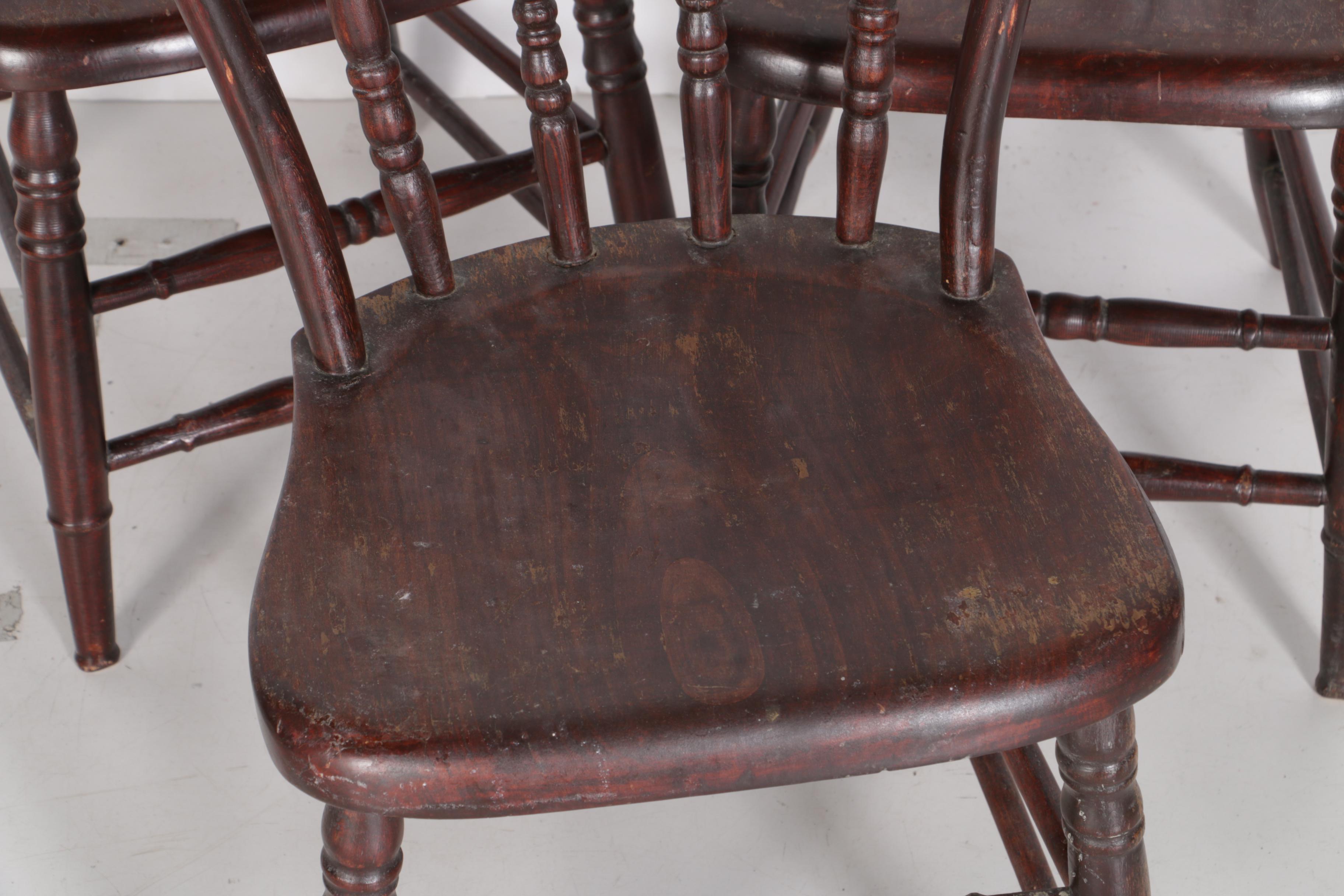 Set of Three Vintage Windsor Side Chairs