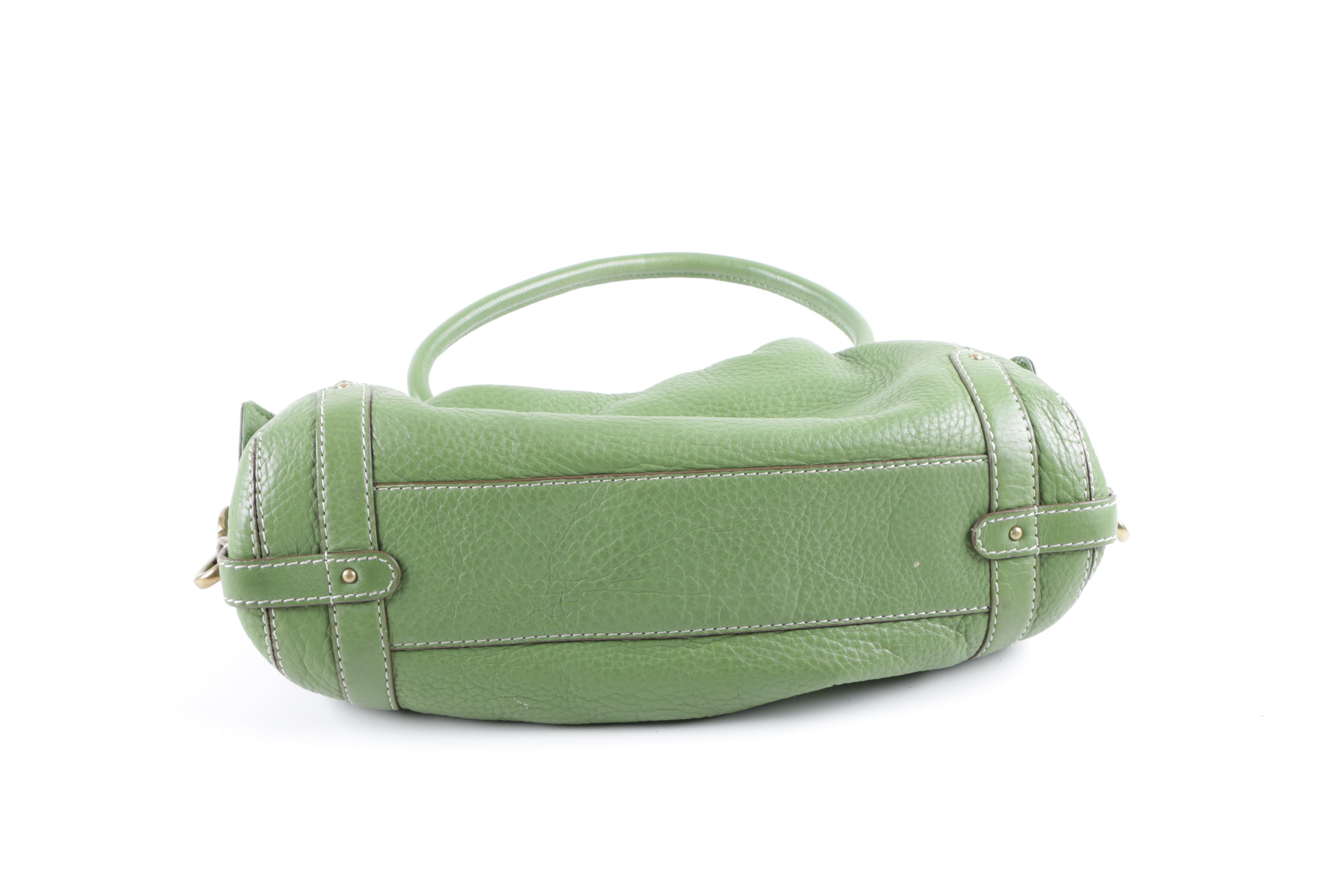 Cole Haan Green Handbag and Wallet