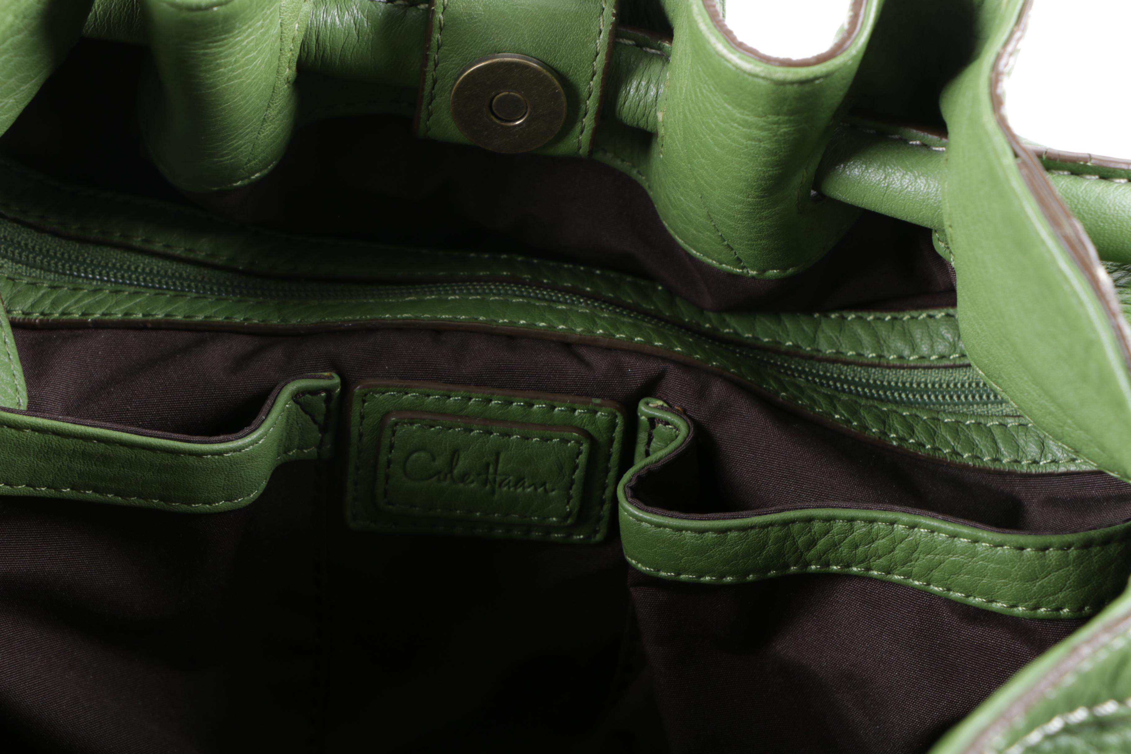 Cole Haan Green Handbag and Wallet