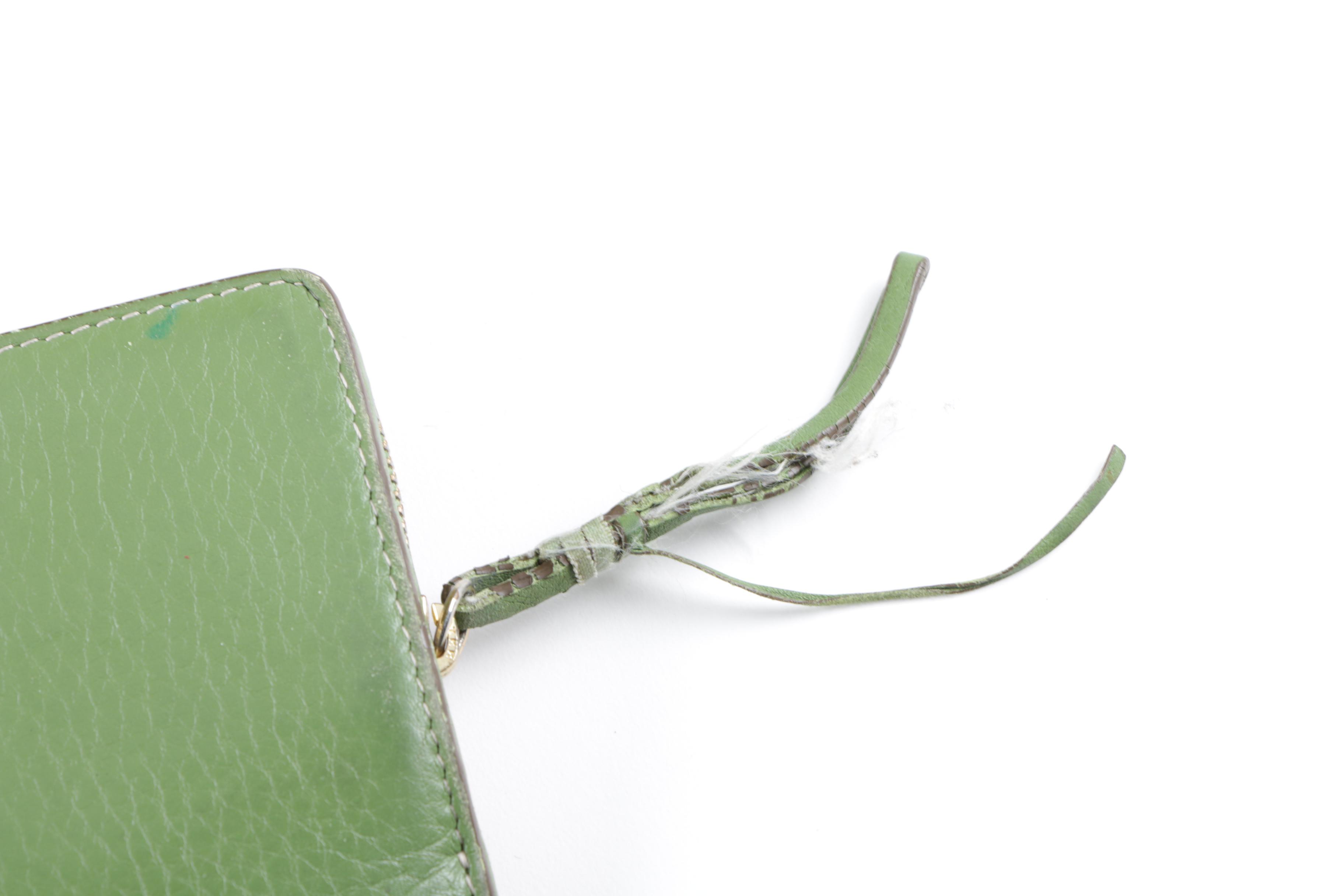 Cole Haan Green Handbag and Wallet