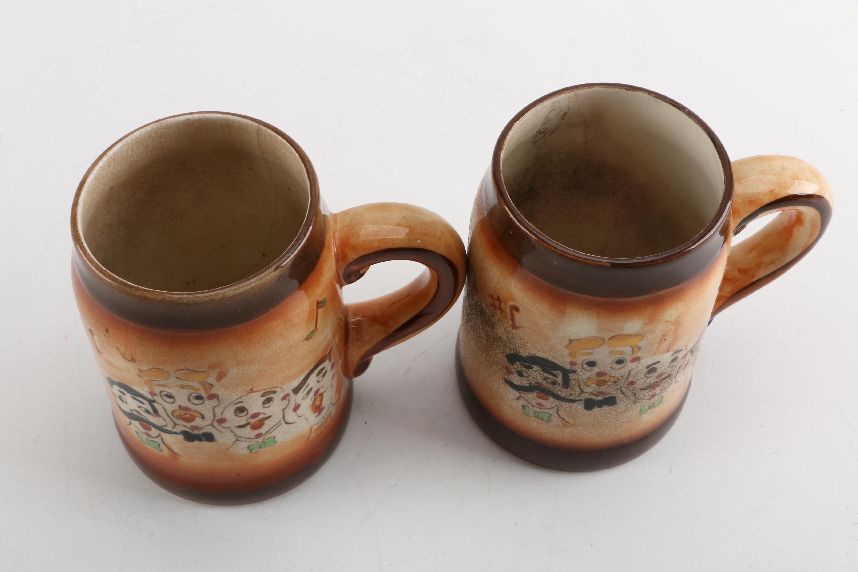 1940's Barbershop Quartet Mugs