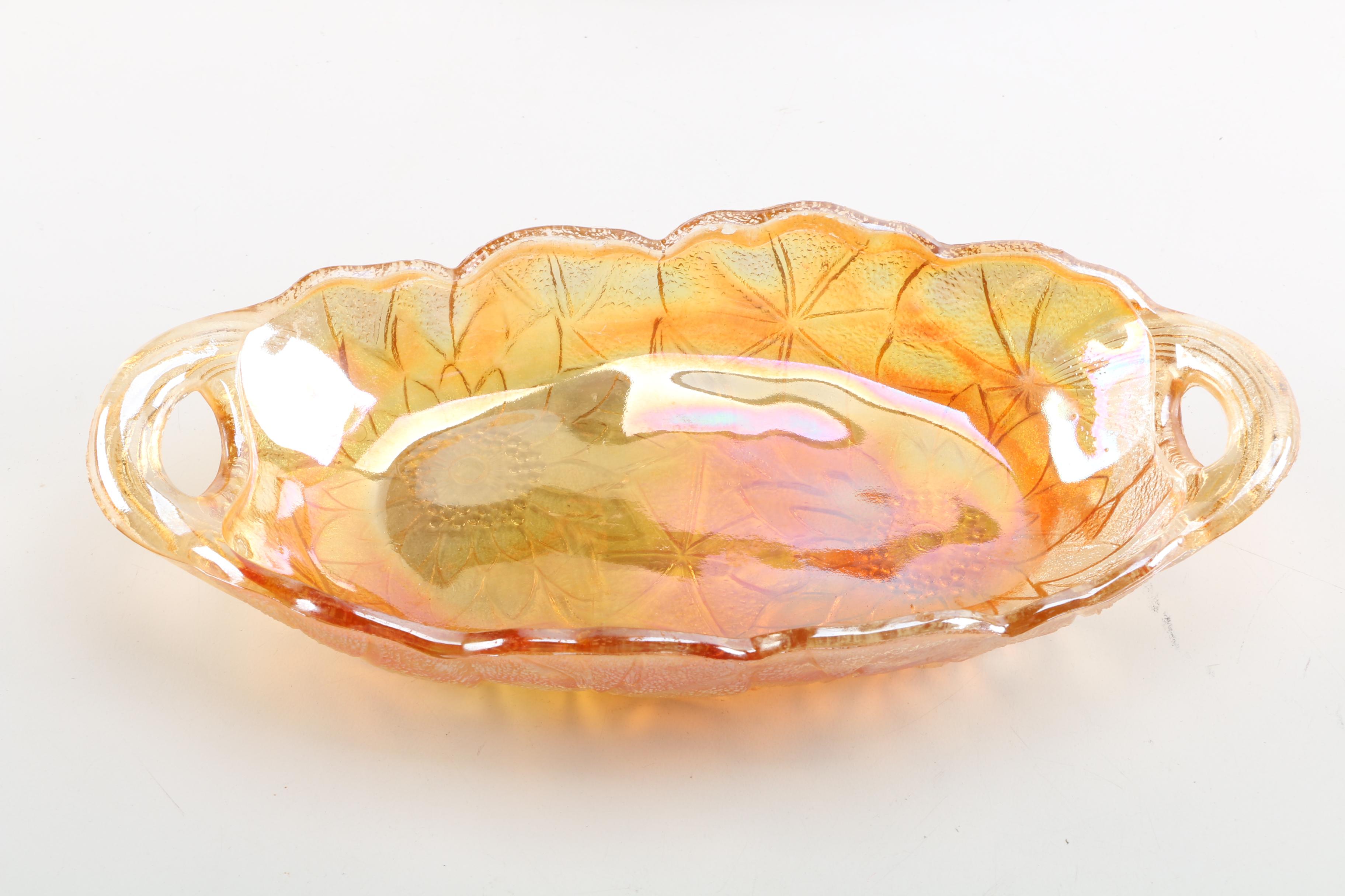 Wedgwood Jasperware Plate, Fire-King "Peach Laurel Lustre" Creamer and More