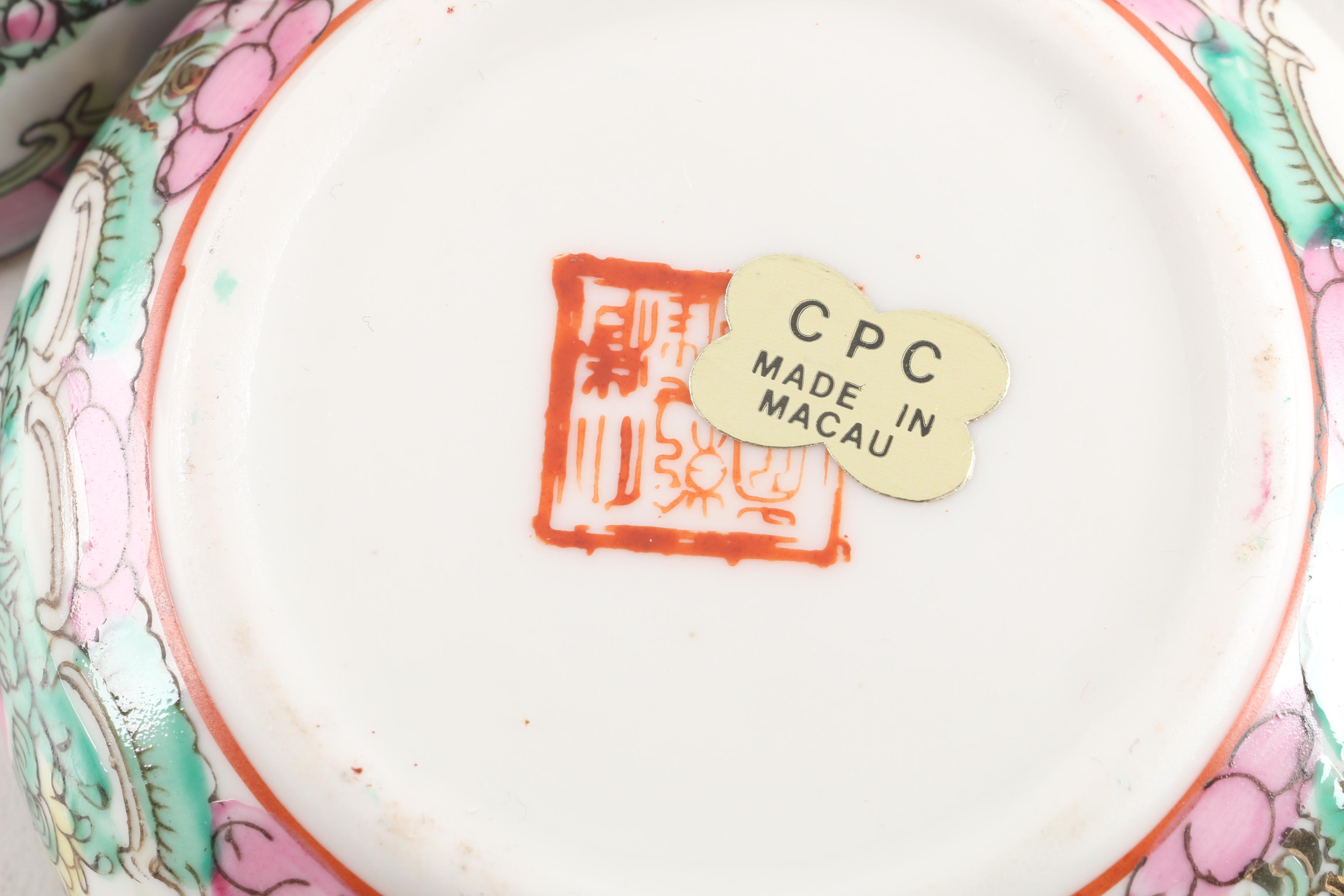 Chinese Rose Medallion Porcelain Dinnerware