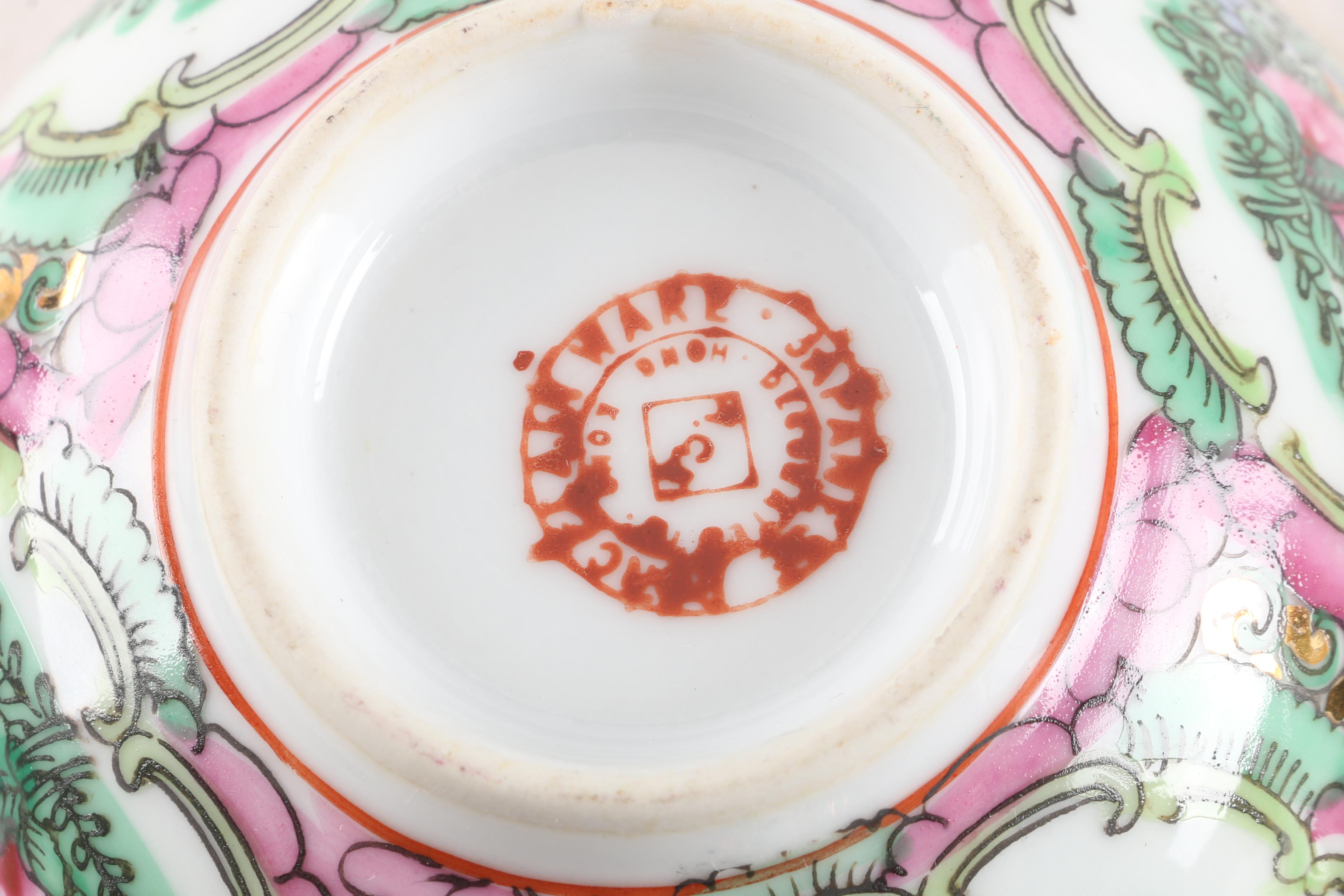 Chinese Rose Medallion Porcelain Dinnerware