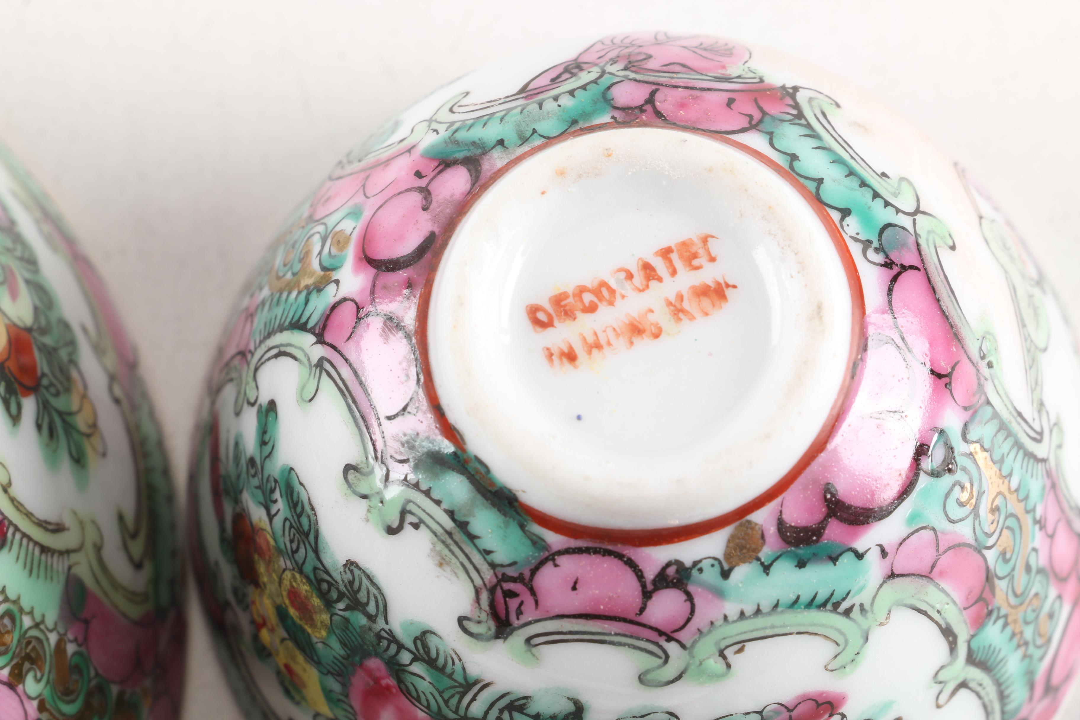 Chinese Rose Medallion Porcelain Dinnerware