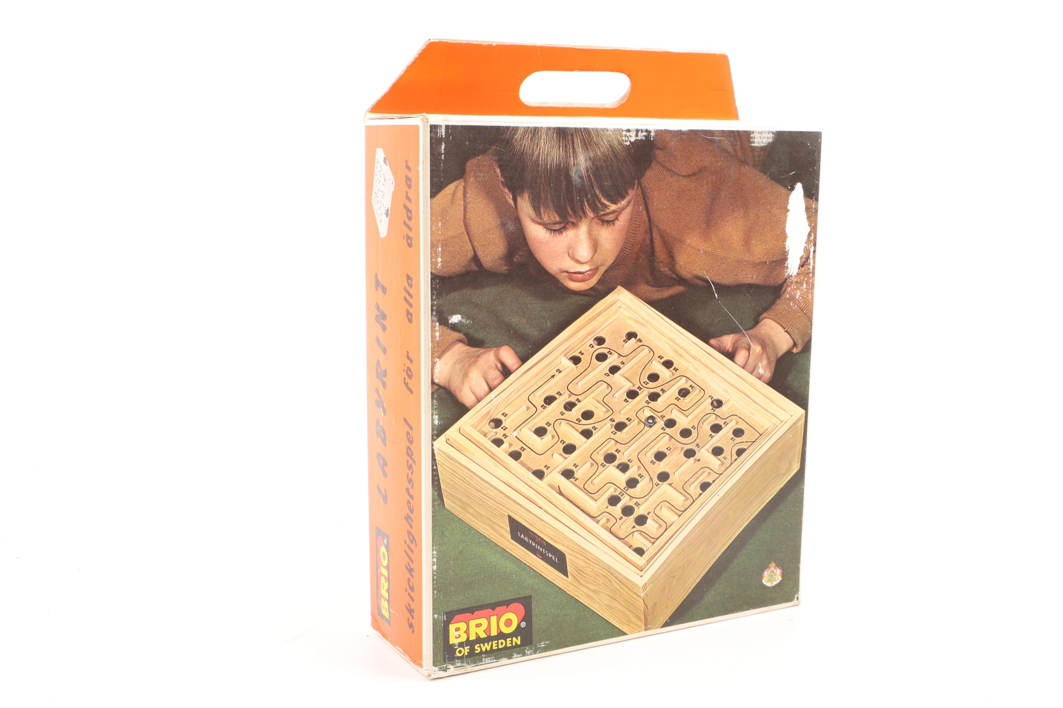 Vintage Brio "Labyrinth" Marble Game