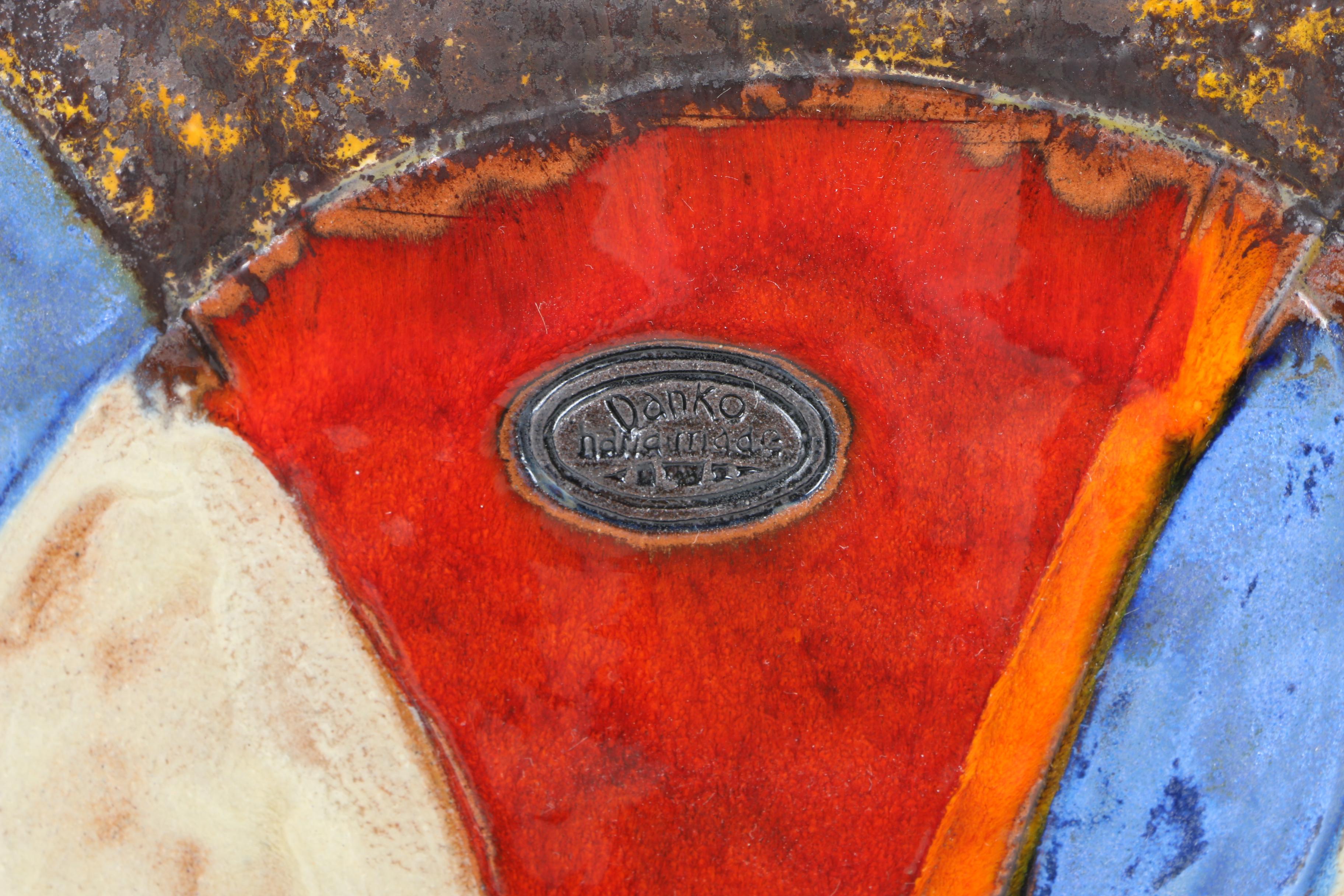 Bulgarian Terracotta Danko Handbuilt Vase