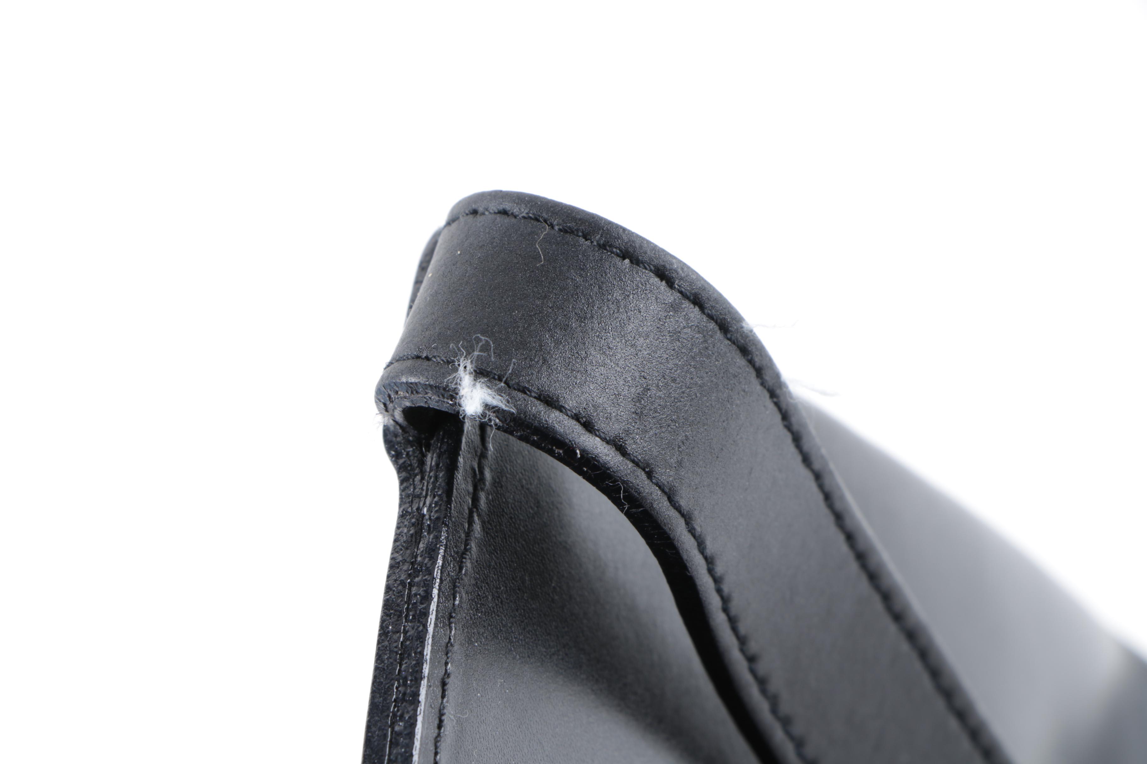 Furla Black Leather Flap Front Shoulder Bag