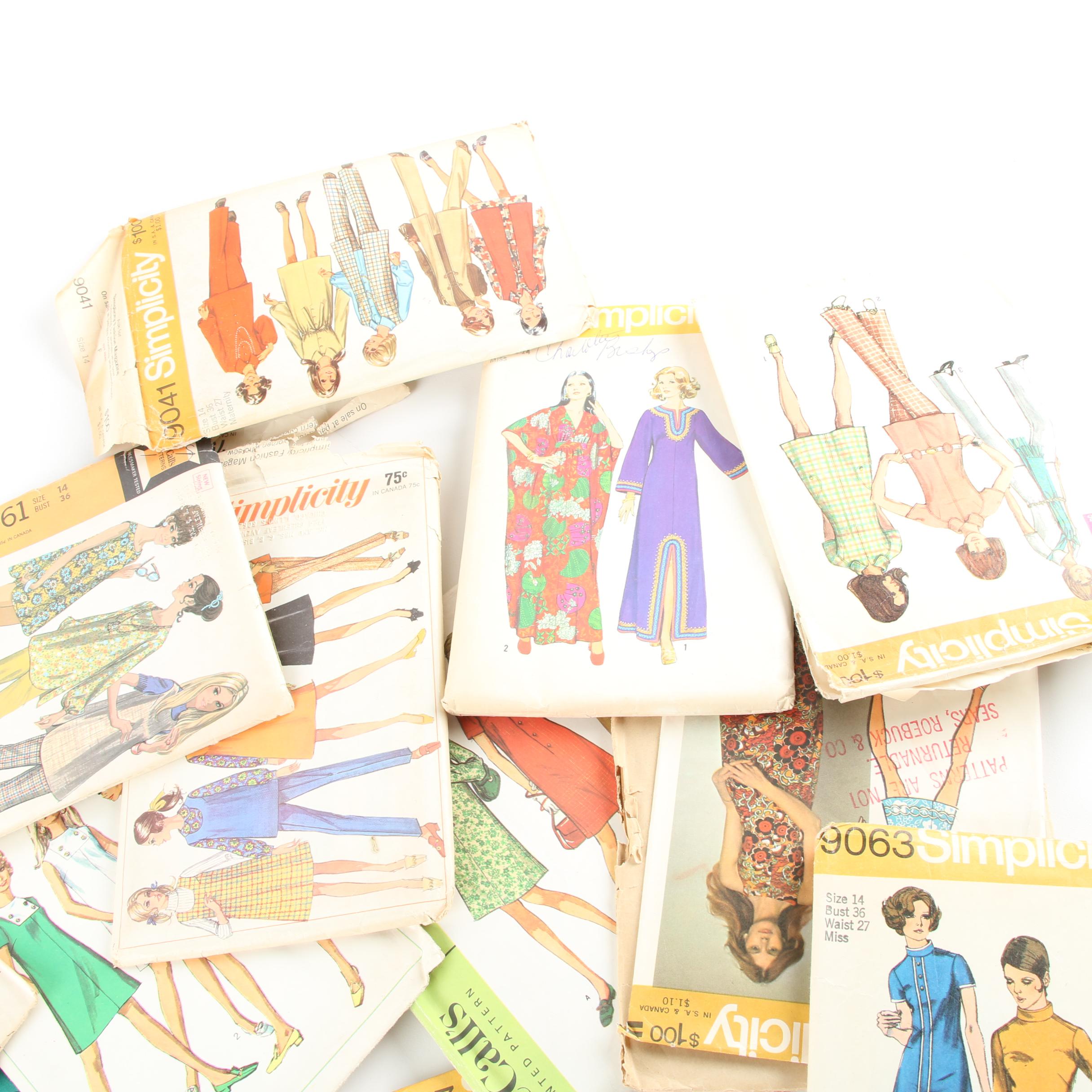 Vintage Simplicity, Butterick, and McCall's Sewing Patterns