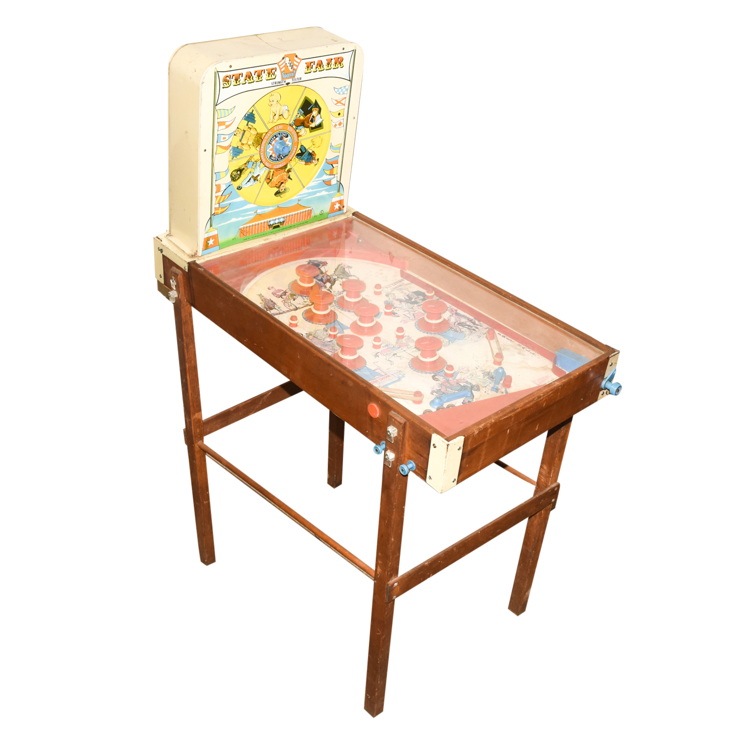 1950s-Era Superior "State Fair Strength Tester" Pinball Machine