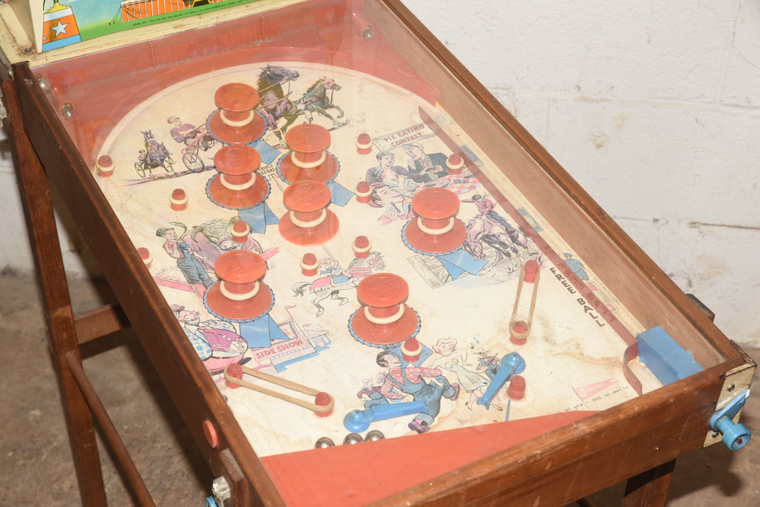 1950s-Era Superior "State Fair Strength Tester" Pinball Machine