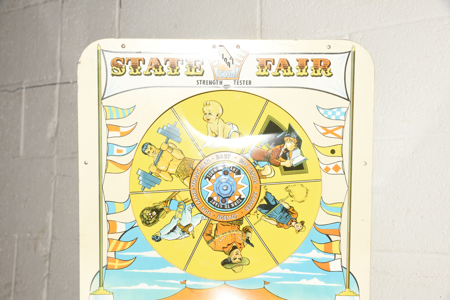 1950s-Era Superior "State Fair Strength Tester" Pinball Machine