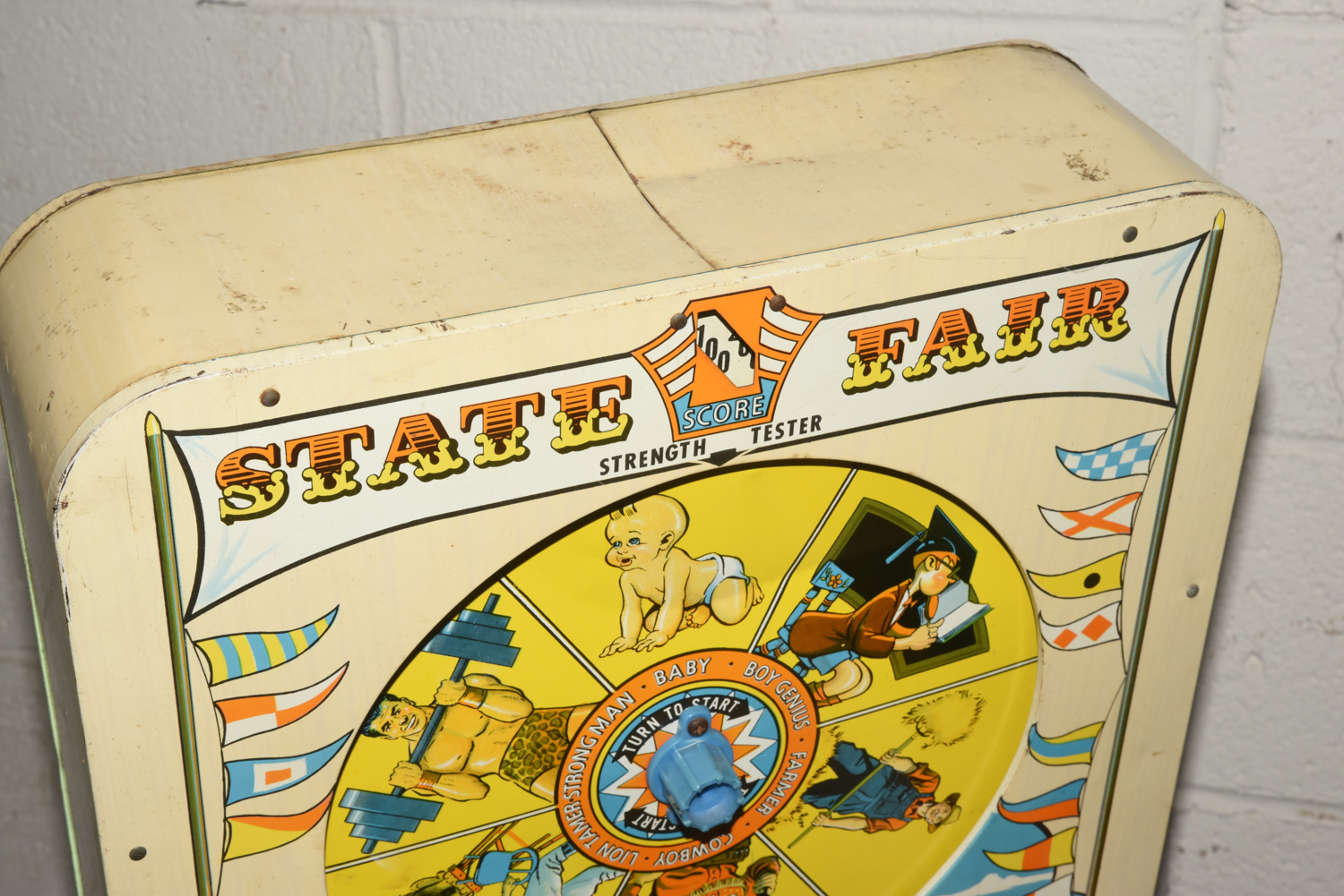 1950s-Era Superior "State Fair Strength Tester" Pinball Machine