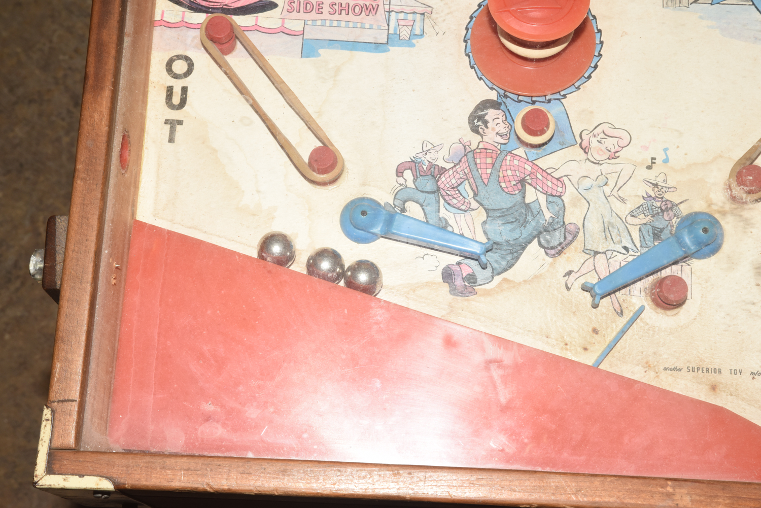 1950s-Era Superior "State Fair Strength Tester" Pinball Machine