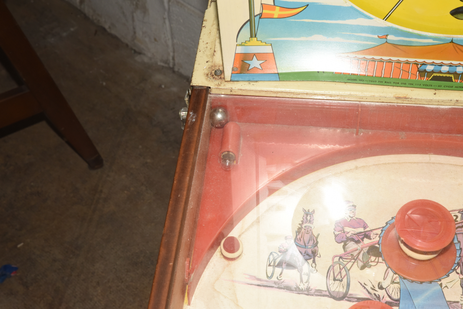 1950s-Era Superior "State Fair Strength Tester" Pinball Machine