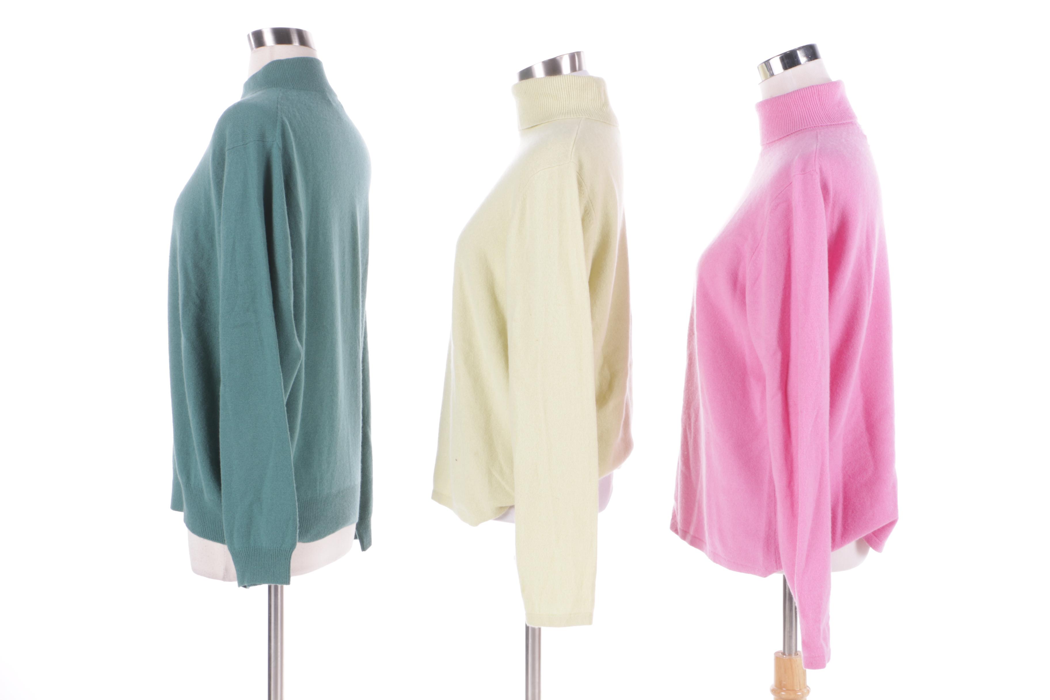 Charter Club Cashmere Turtleneck Sweaters