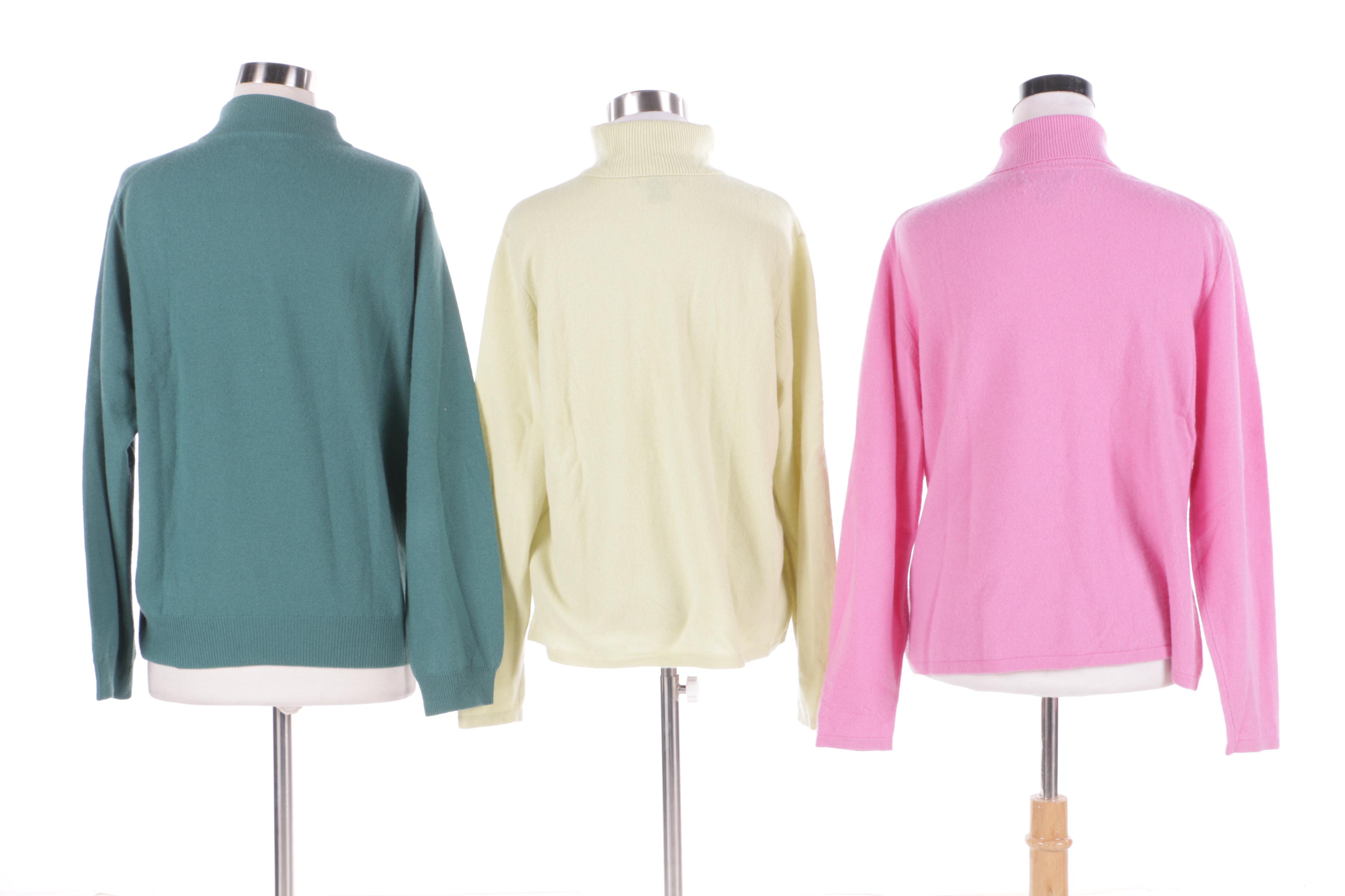 Charter Club Cashmere Turtleneck Sweaters