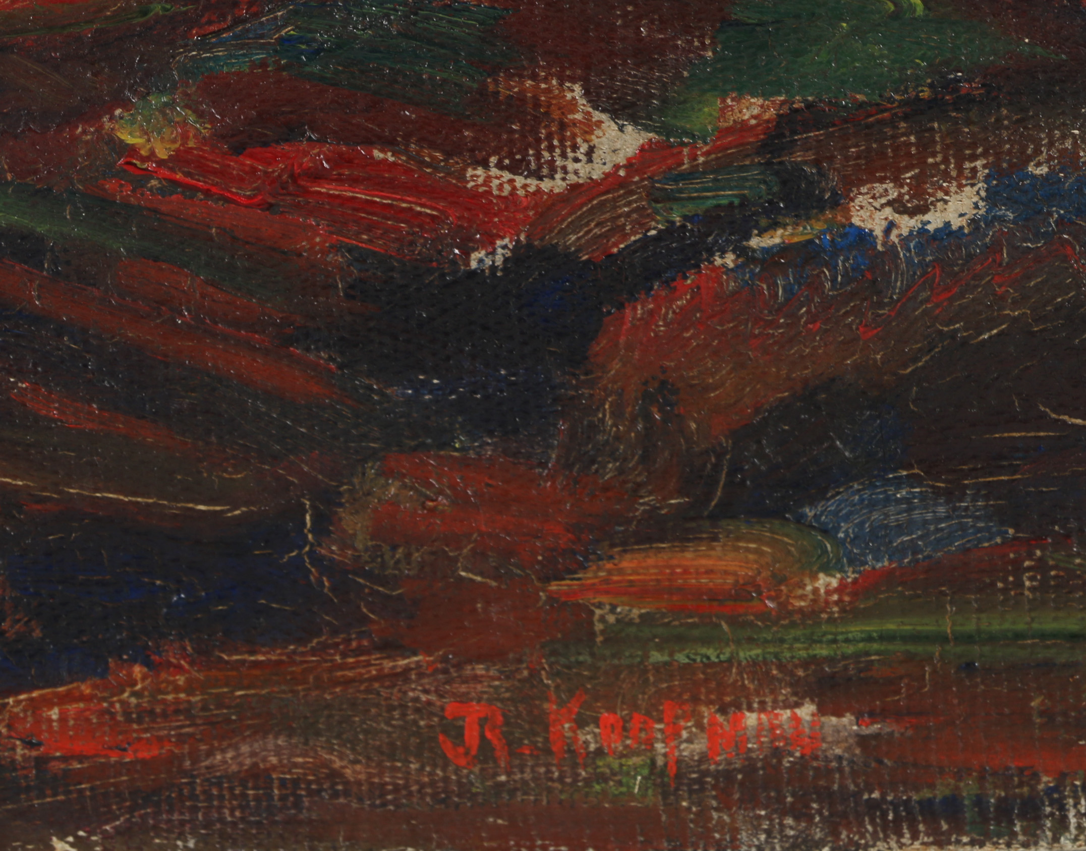 John R. Koopman Oil Painting