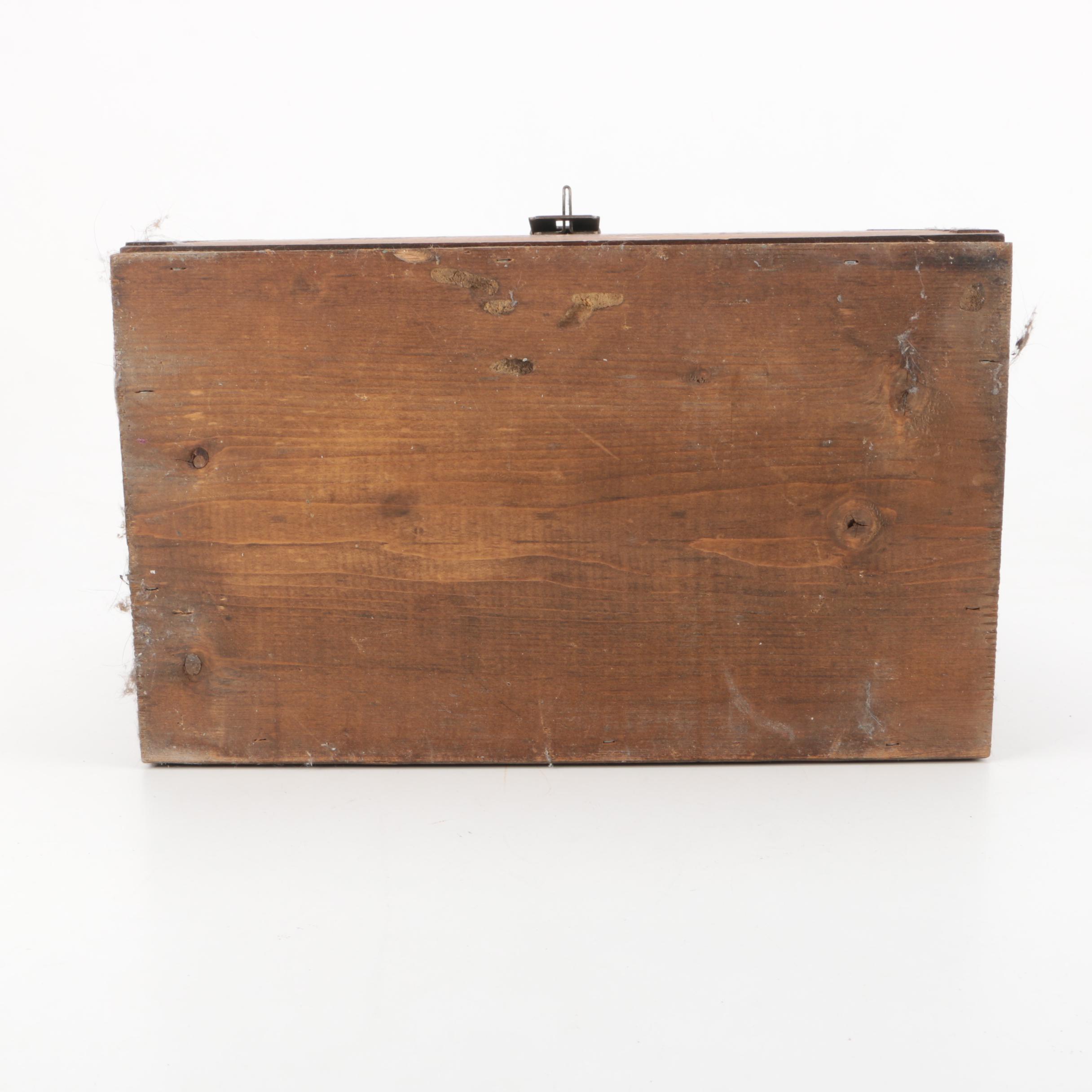 Vintage Winchester Wooden Ammunition Box
