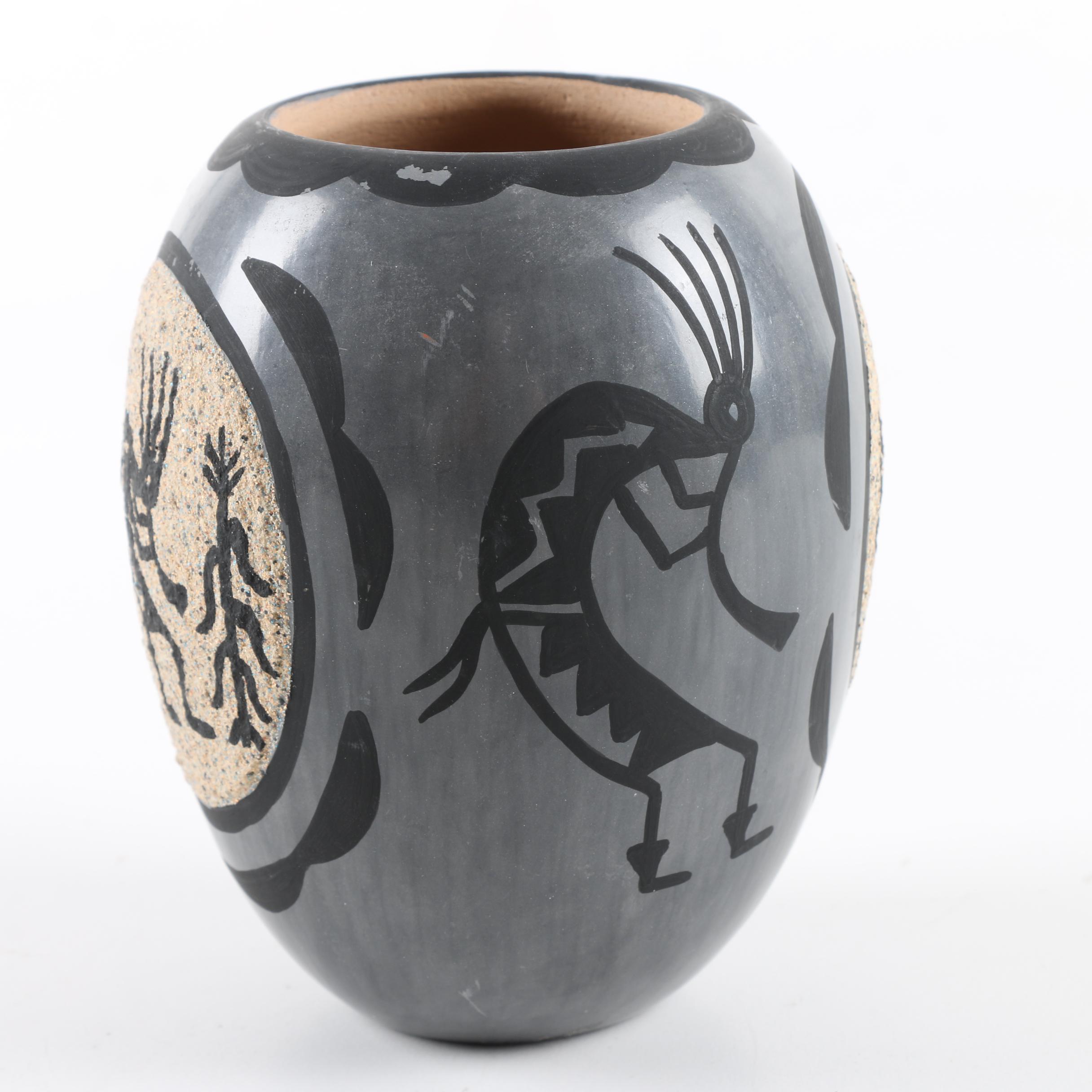 Signed Jemez and Acoma Pueblo Pots